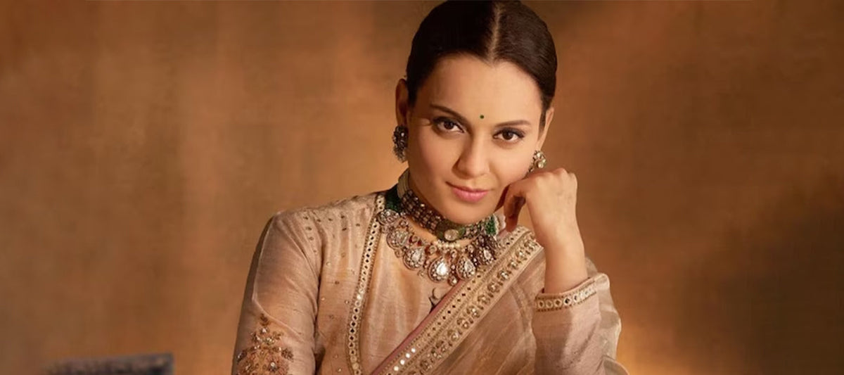 Kangana Ranaut blends power and grace in Rs 49,000 royal tissue saree