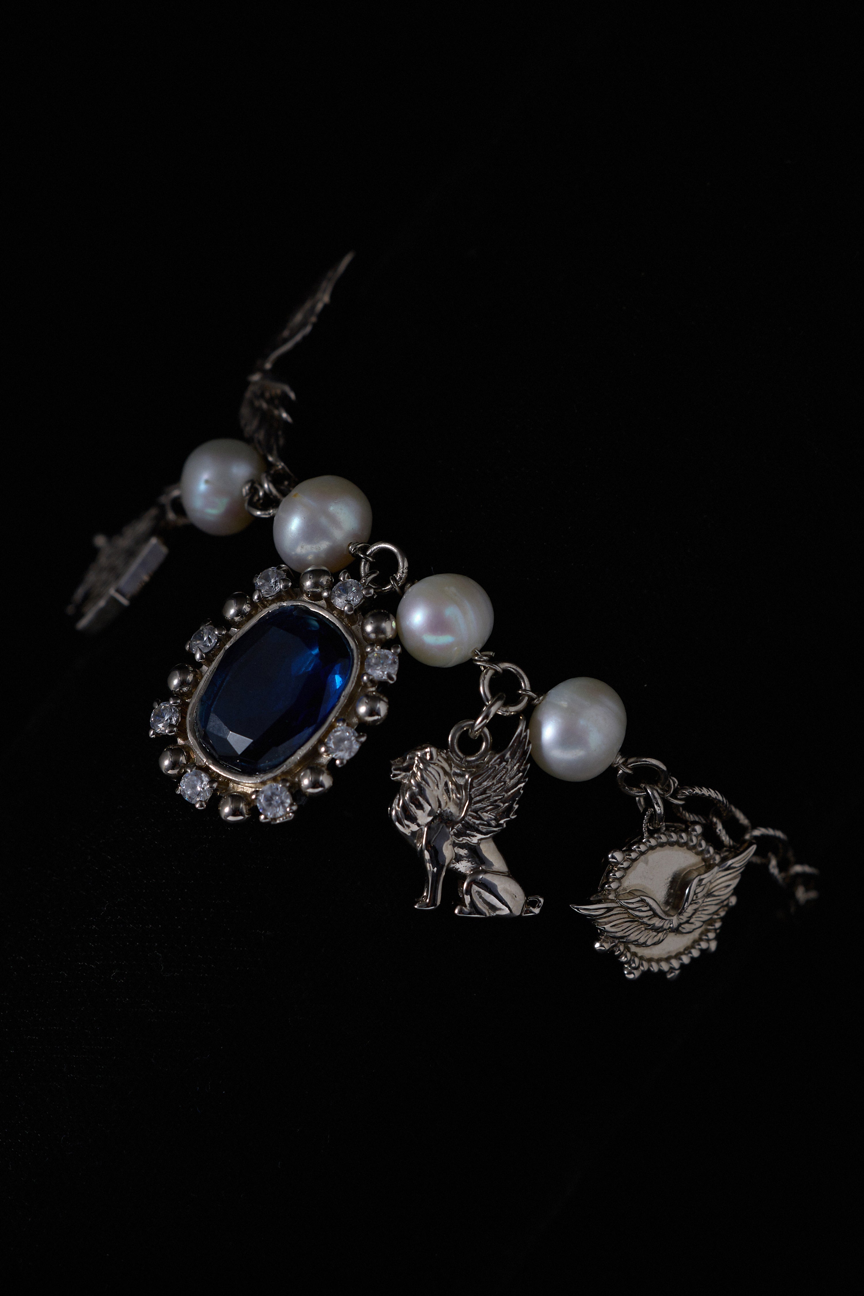 The Royal Parisian Blue Charm Bracelet