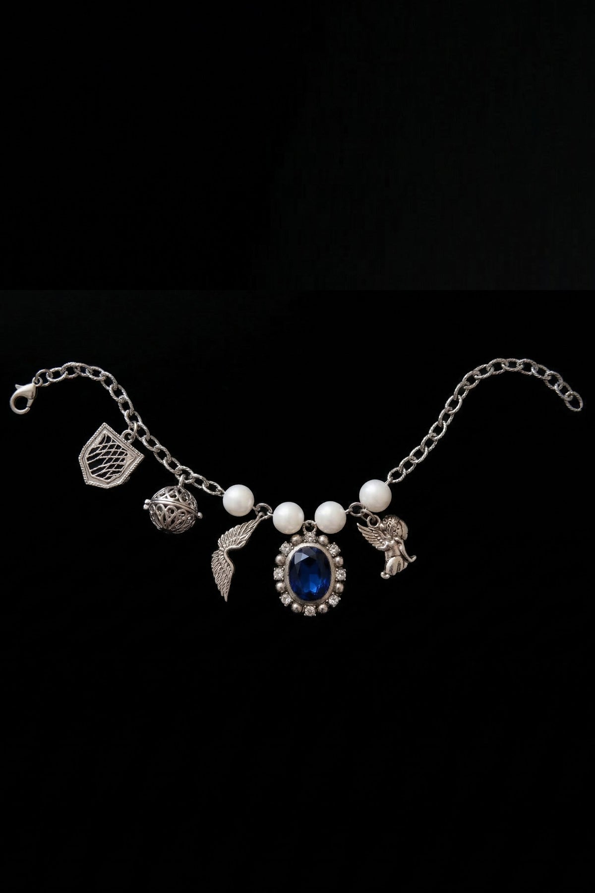 The Royal Parisian Blue Charm Bracelet