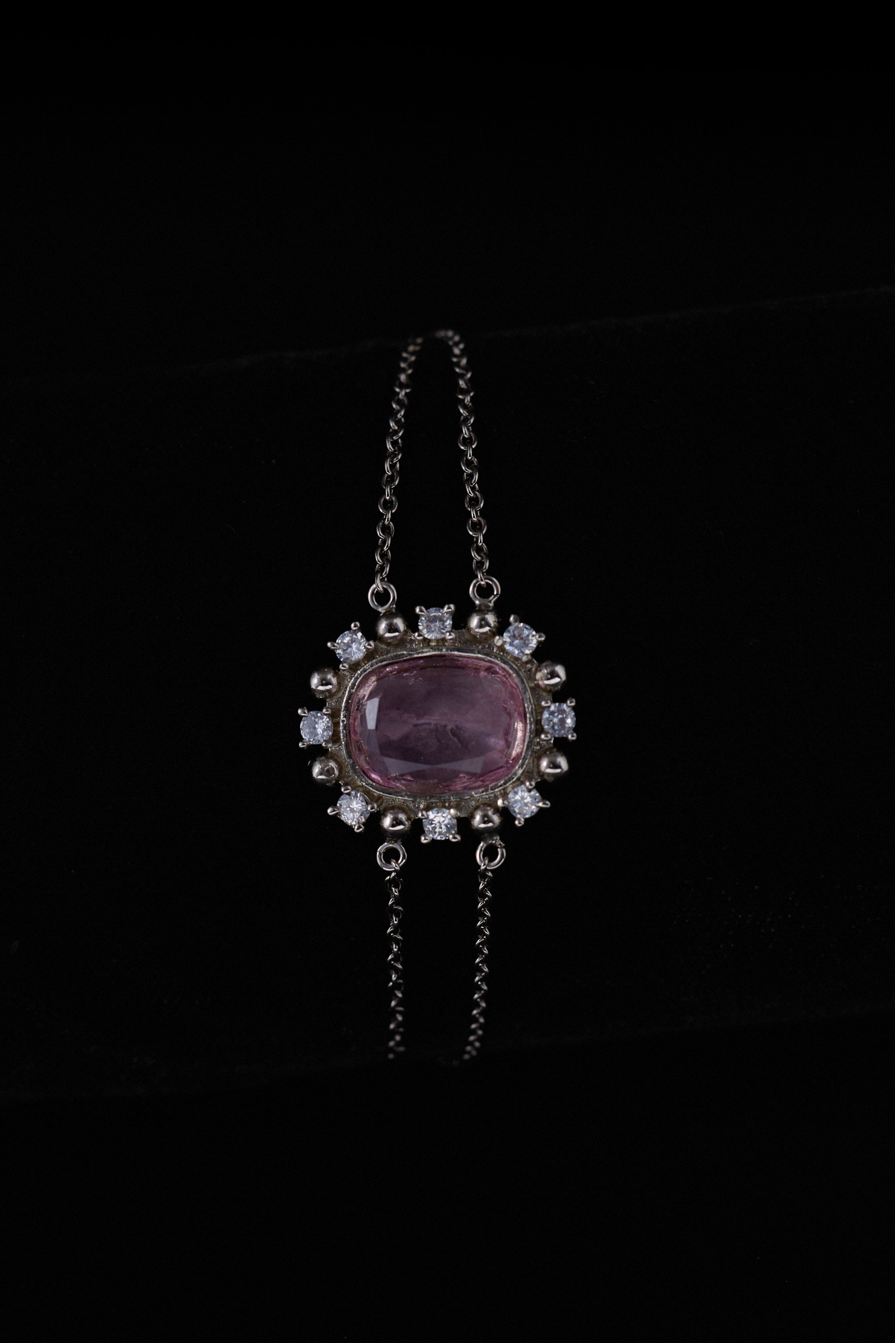 The French Rose Baroque Bracelet in Starlight