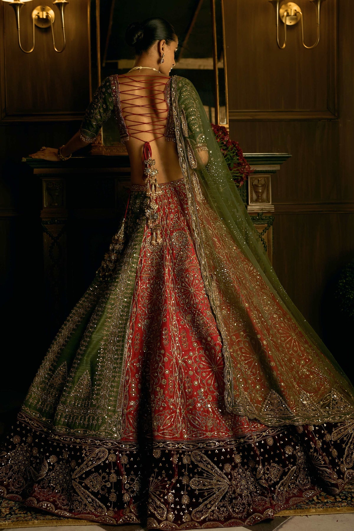 The Persian Mandala Lehenga