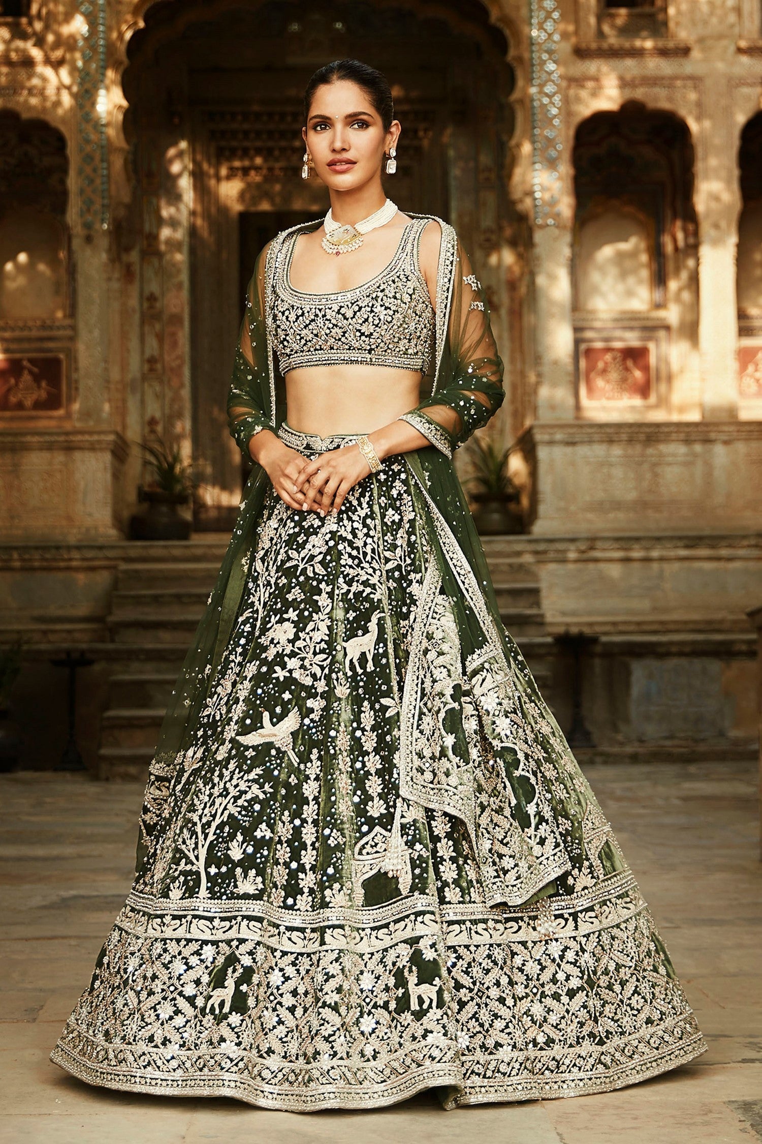 The Masai Mara Lehenga