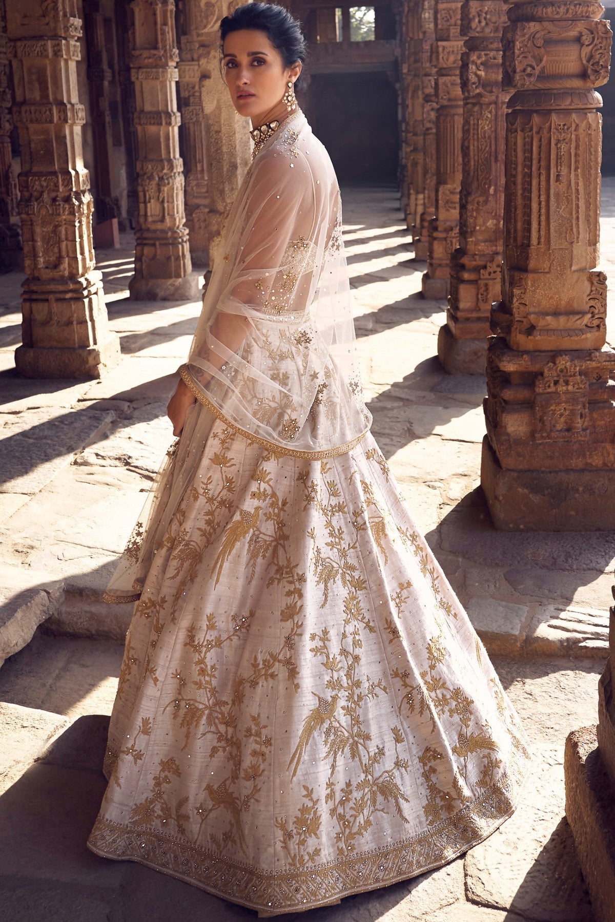 The Sona Kora Mini Corset Lehenga set