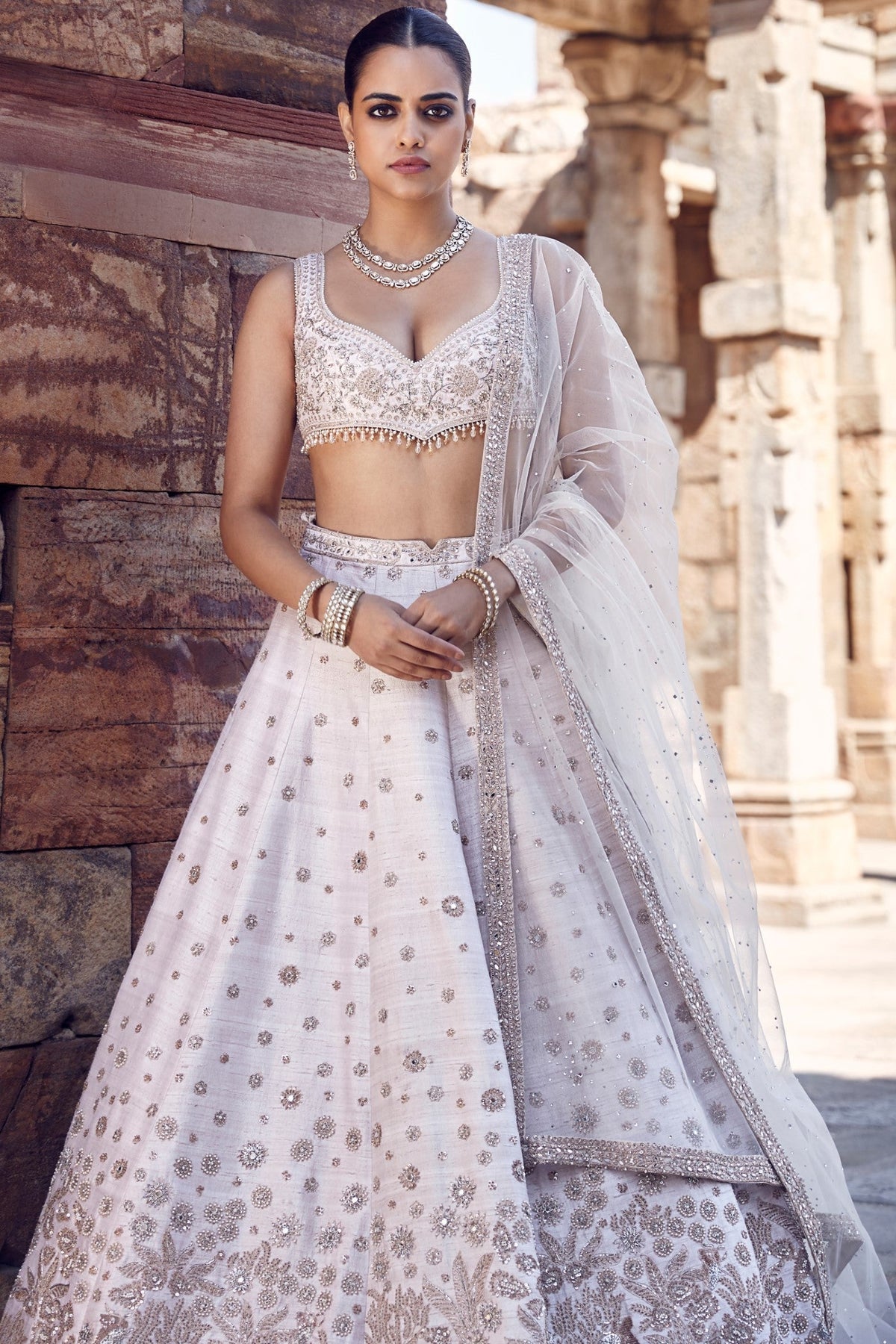 The Ekru Royal Nandi Lehenga