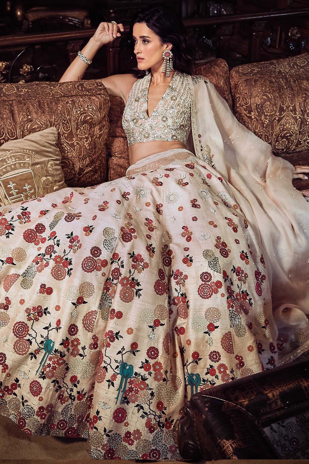 The Satire Japanese Pink Lehenga