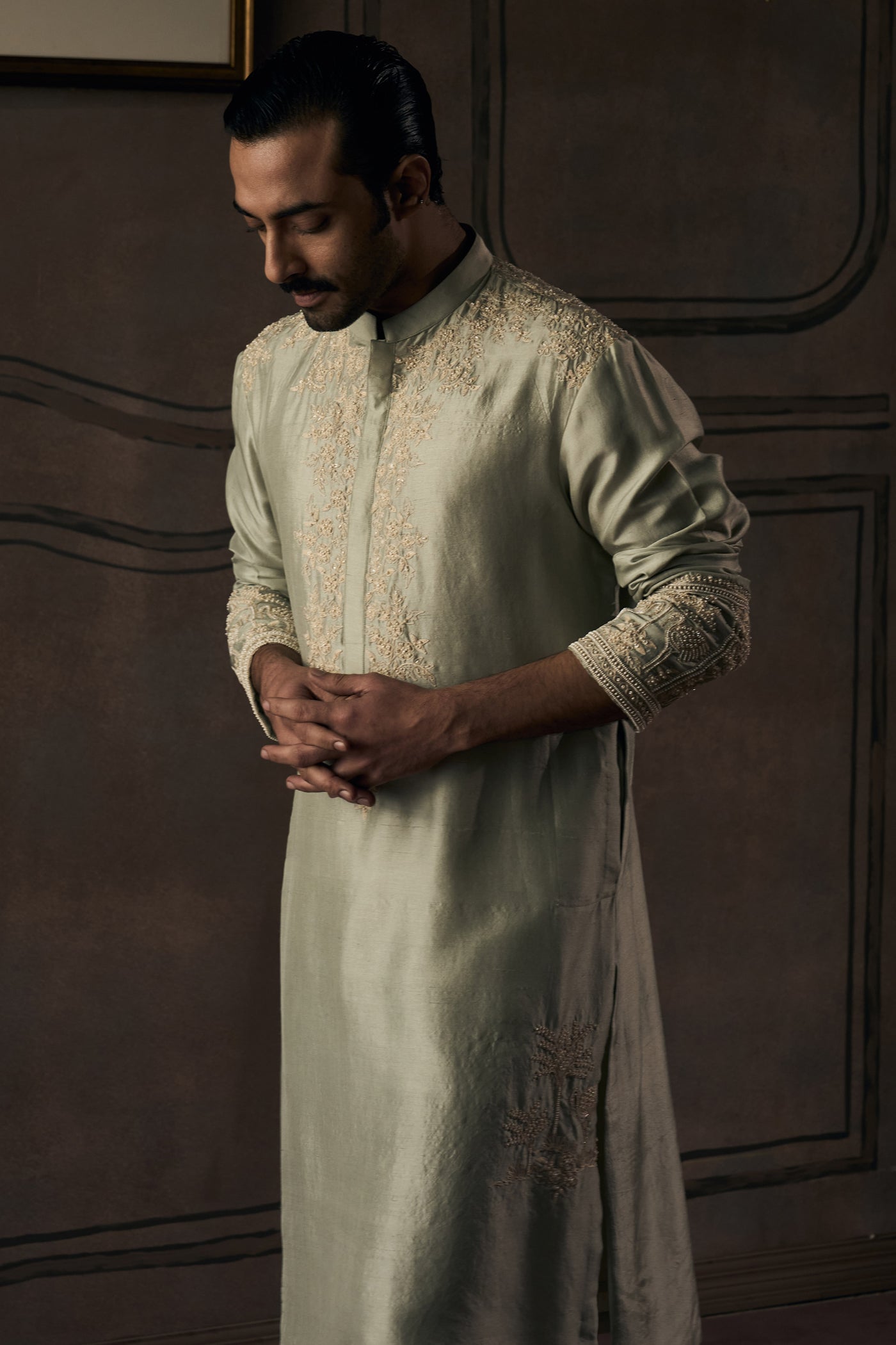 The La Creme' Masai Jade Kurta Set