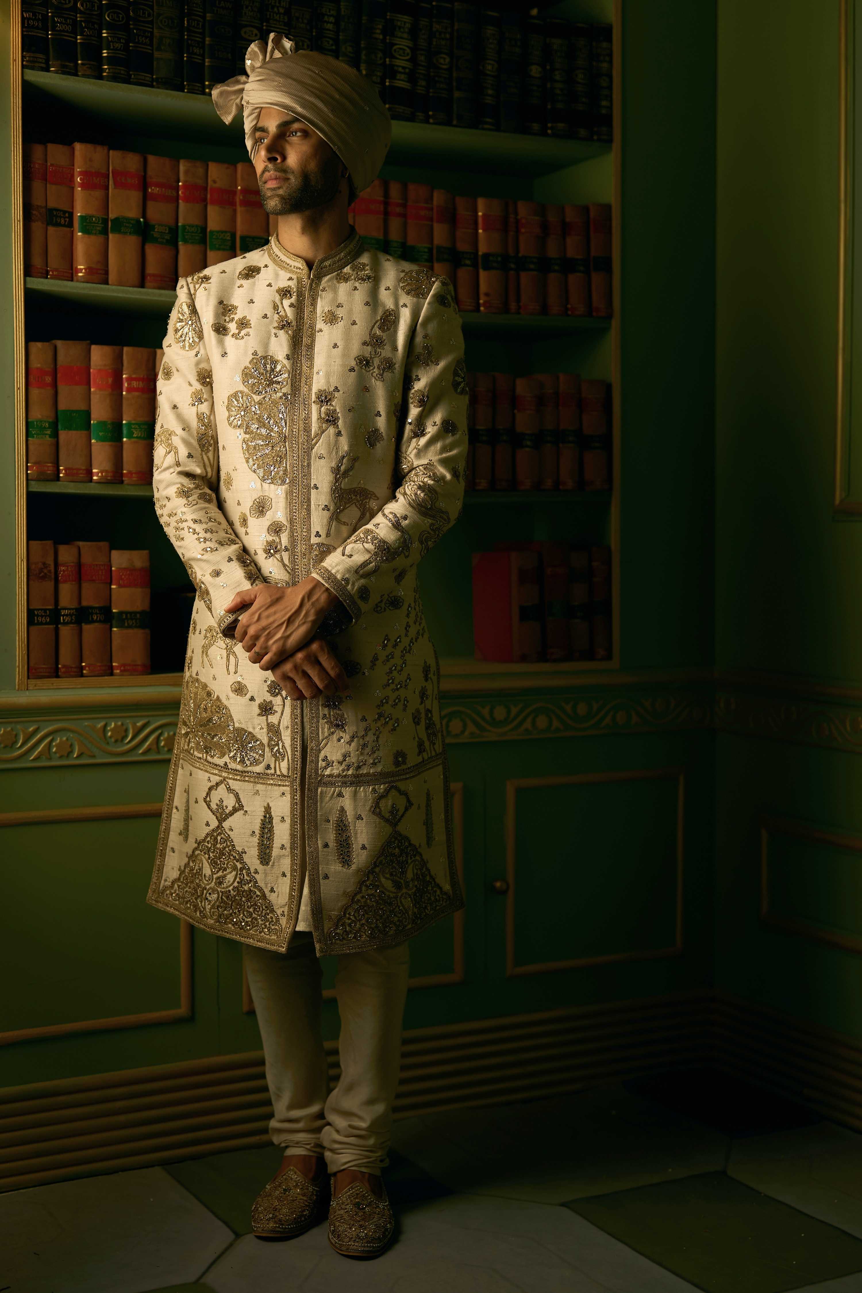 The Wild Lotuspond Sherwani