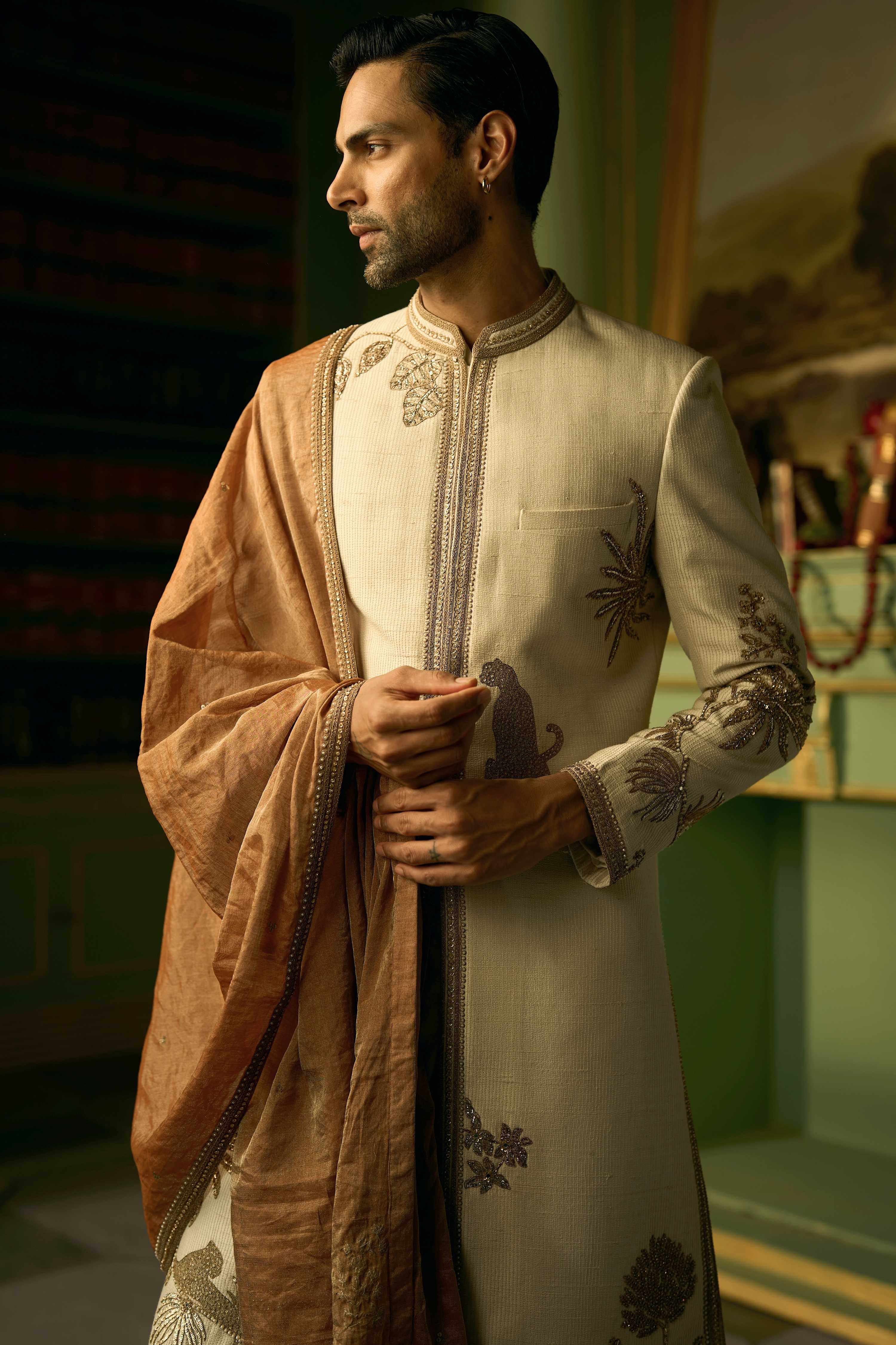 The Savannah Storyteller Sherwani