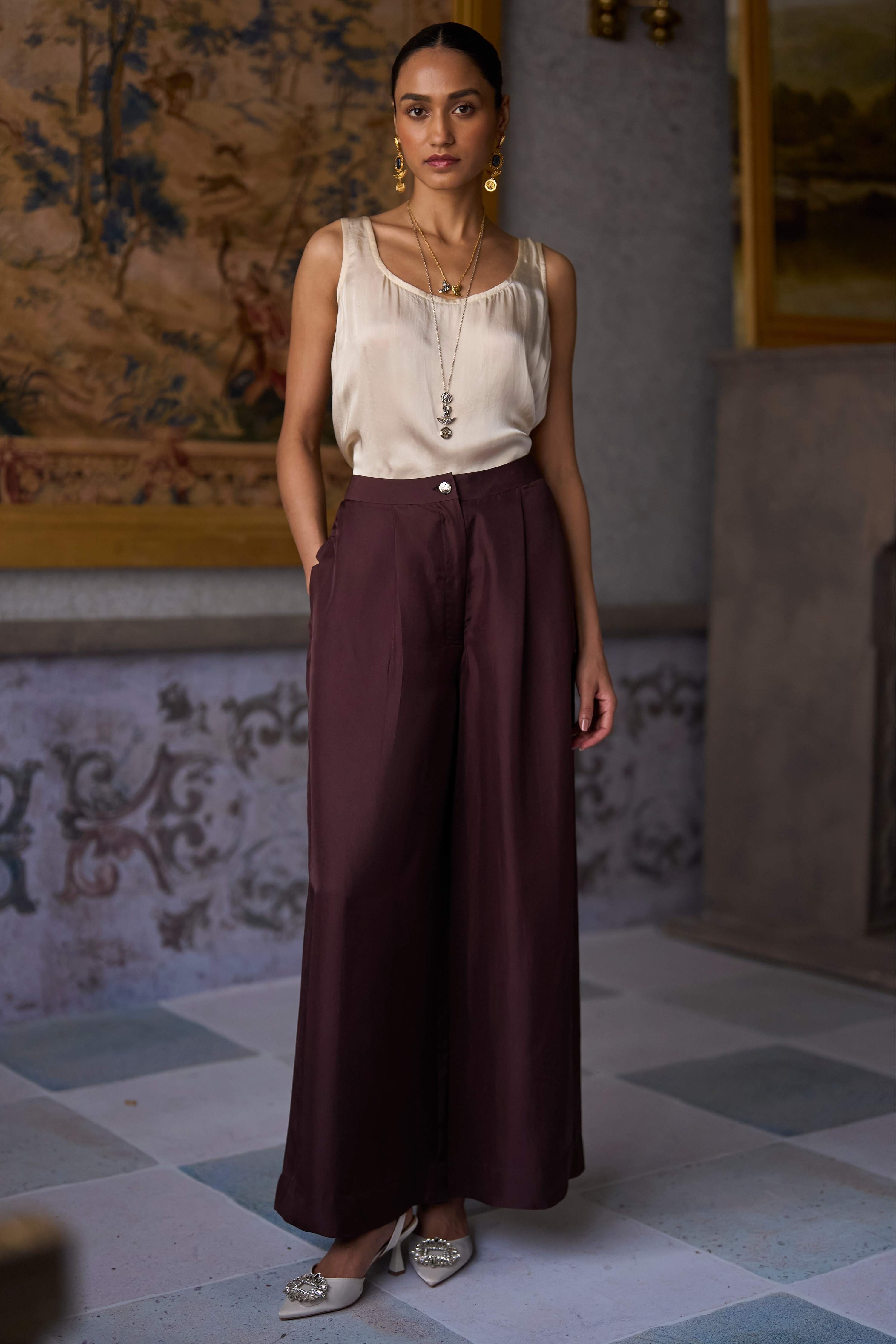 El Classico Silk Pants