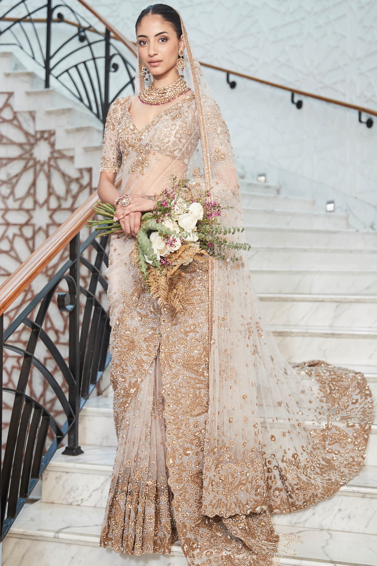 The Vintage Nizami Tulle Saree