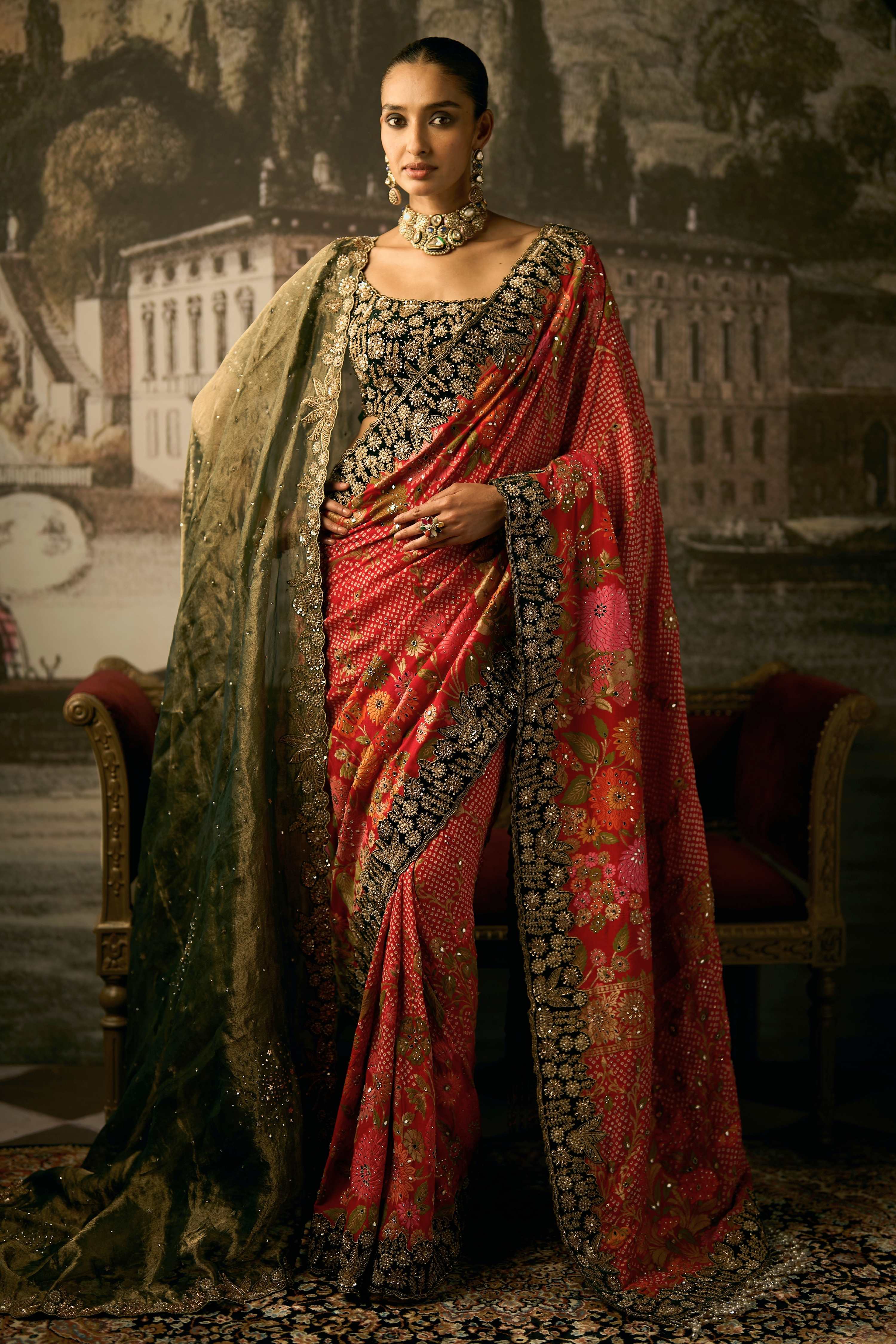 The Vintage Mograbagh Kutch Tribute Saree