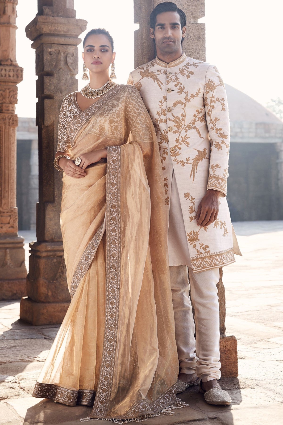 The Sona Kora Gold Tissue Saree