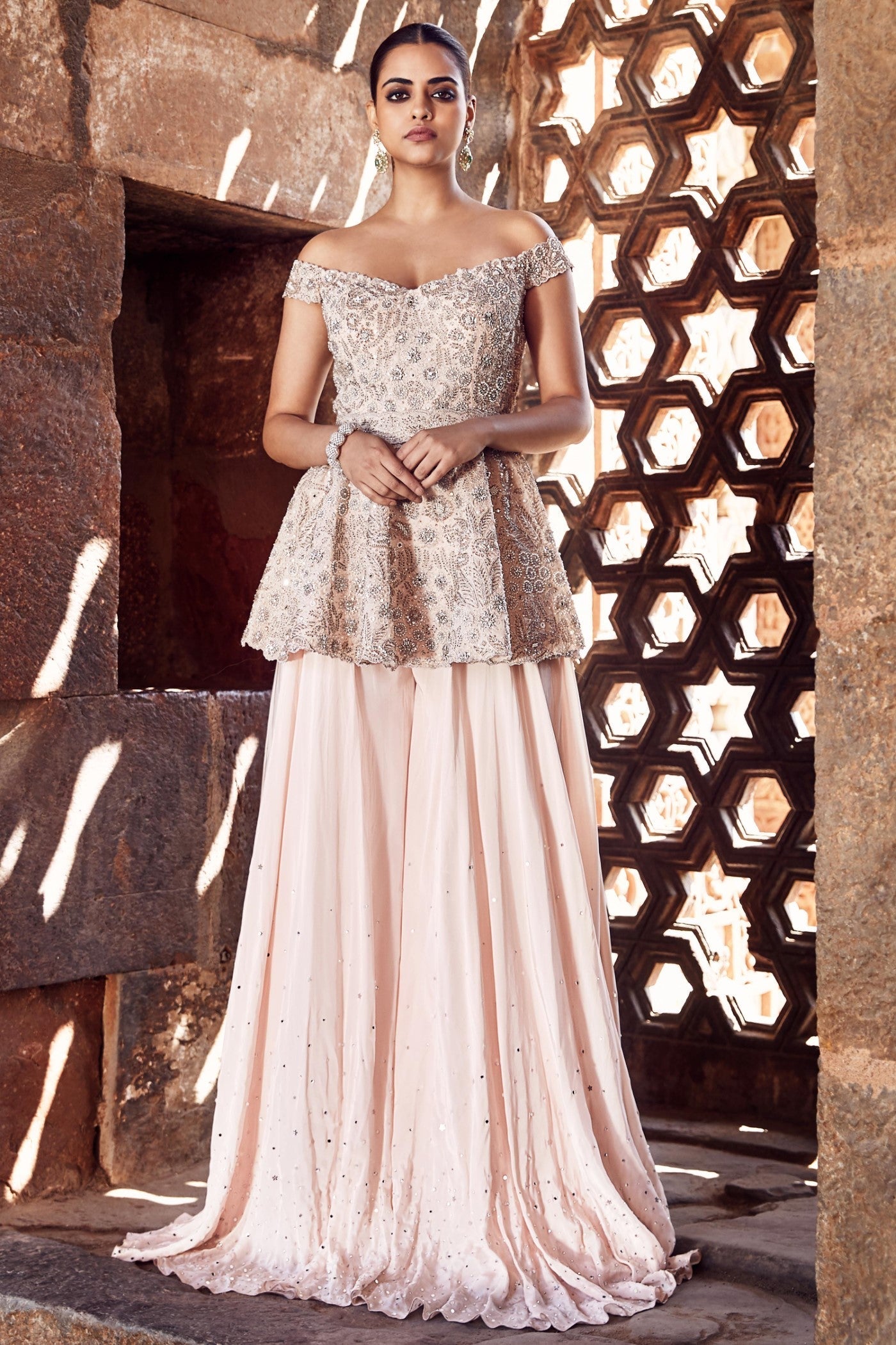 The Faded Nostalgia Couture Peplum set