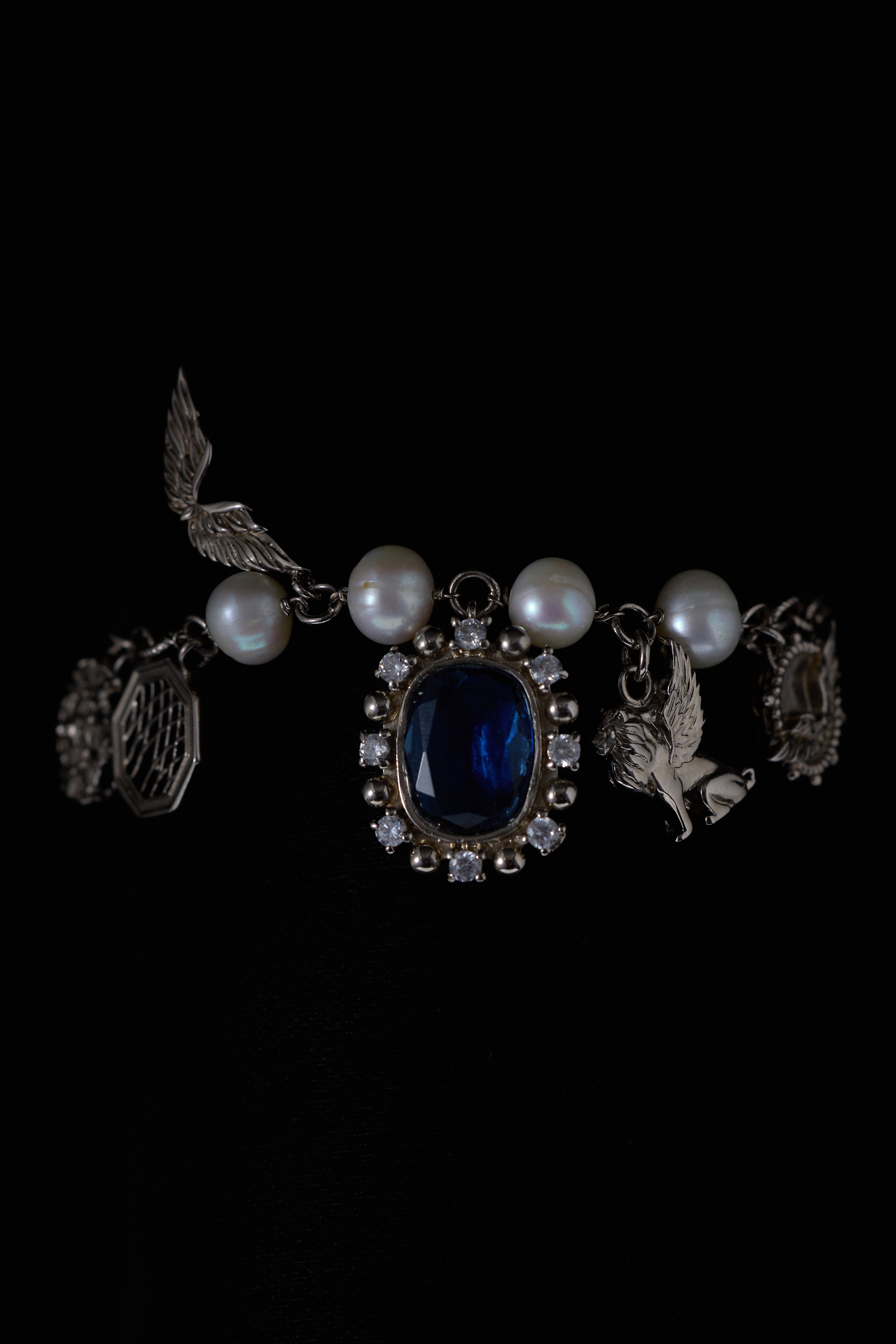 The Royal Parisian Blue Charm Bracelet