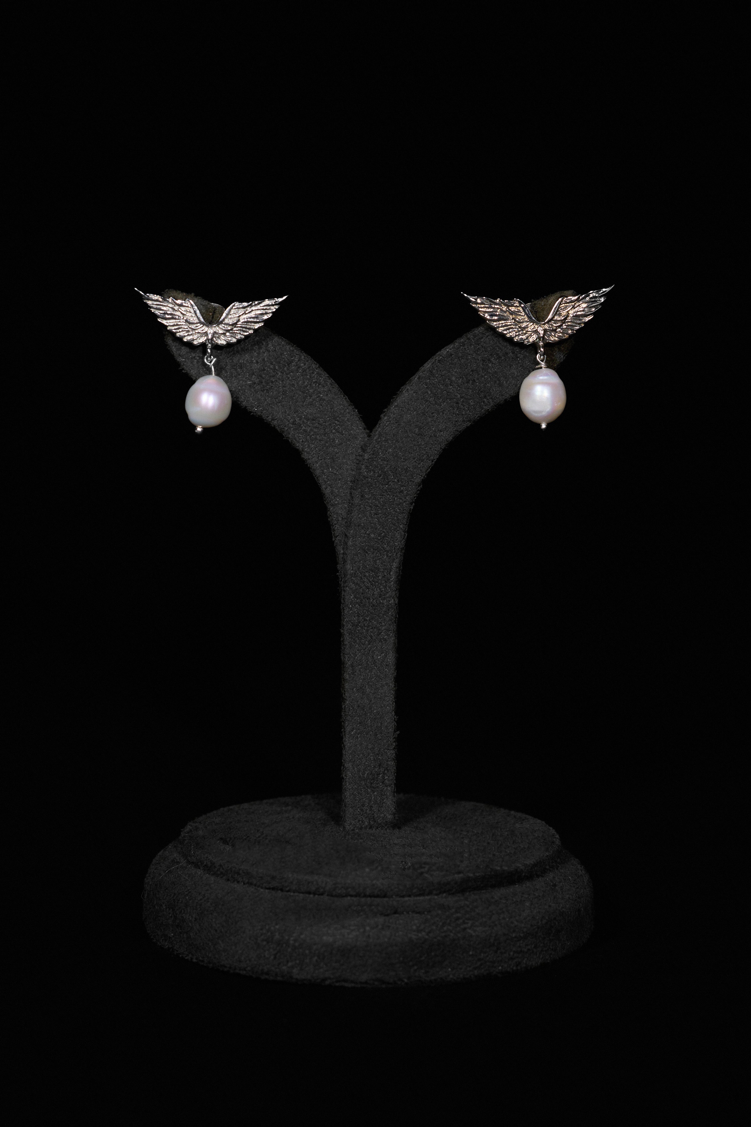 The Classic Matsya Wing Studs in Starlight
