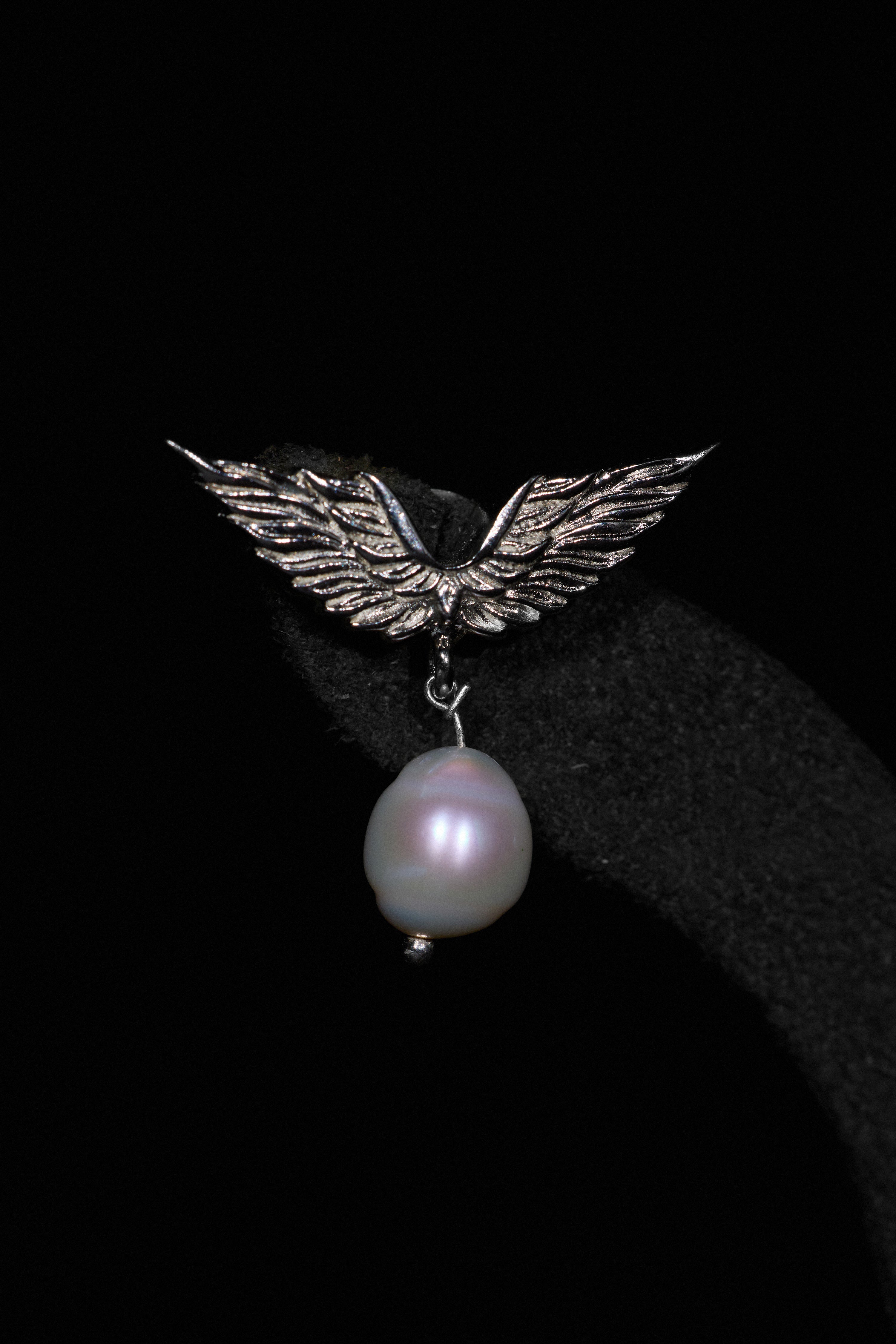 The Classic Matsya Wing Studs in Starlight