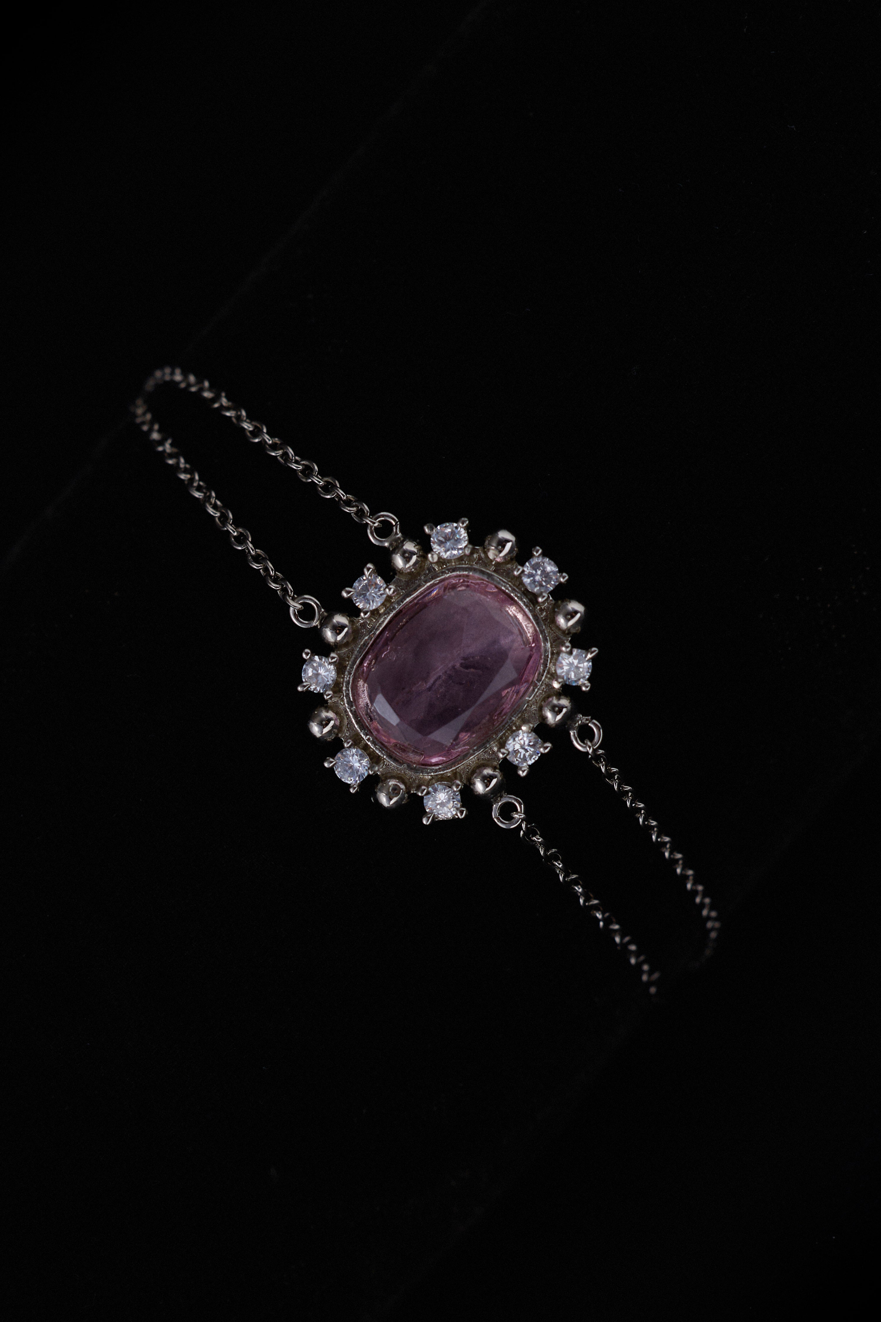 The French Rose Baroque Bracelet in Starlight
