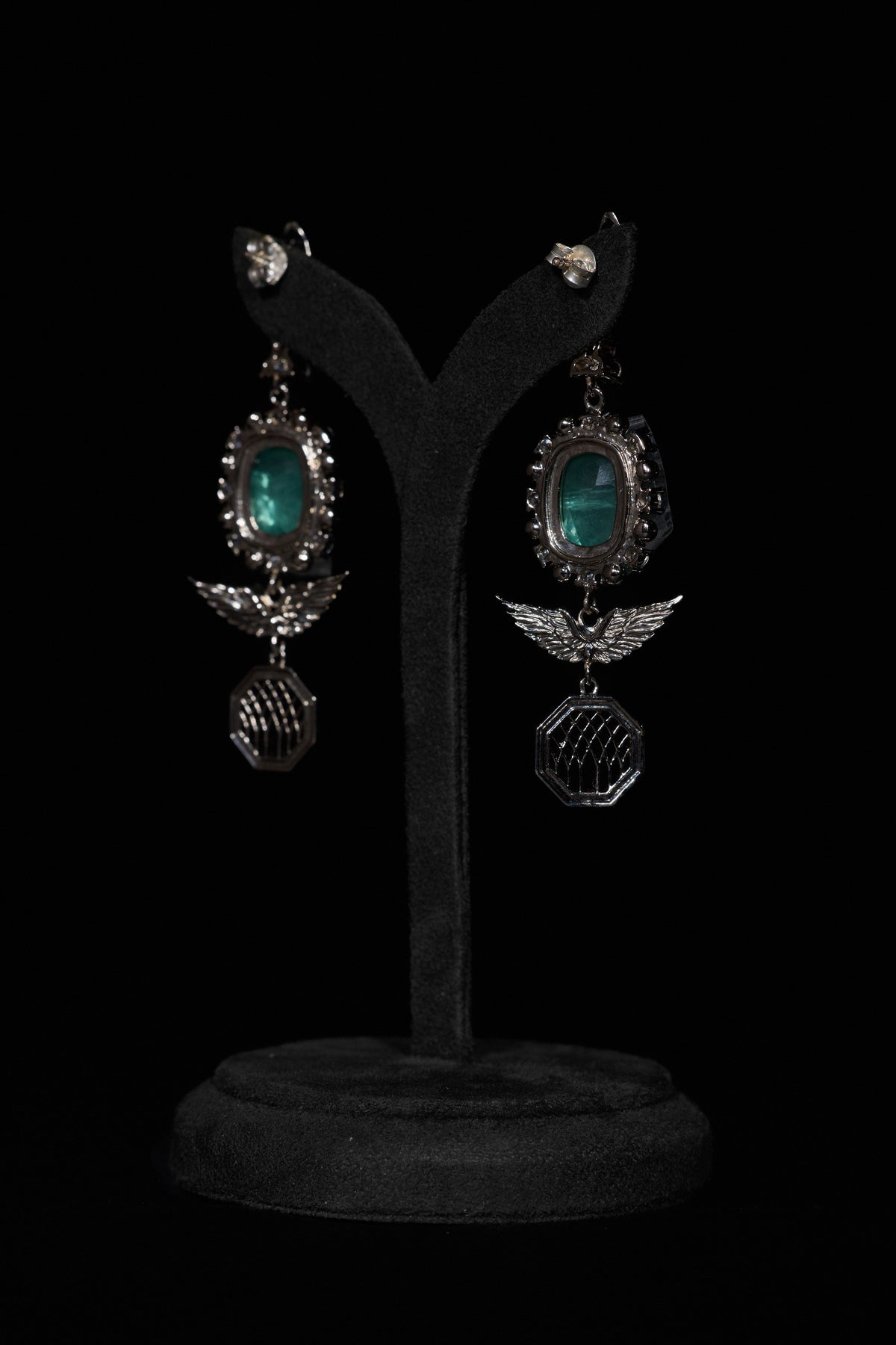 The Royal Florentine Aquamarine Earrings in Starlight