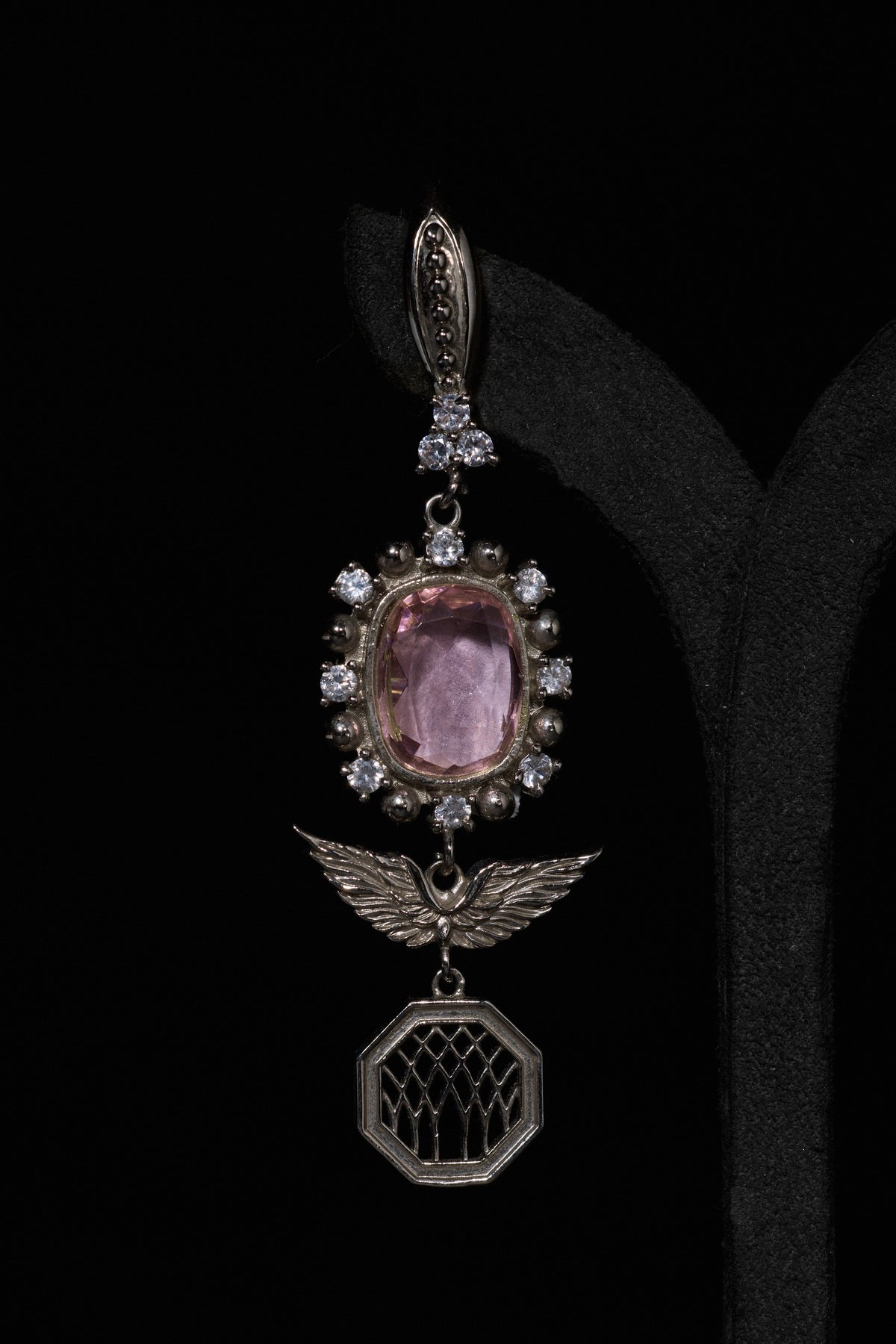 The Royal Florentine French Rose Earrings in Starlight