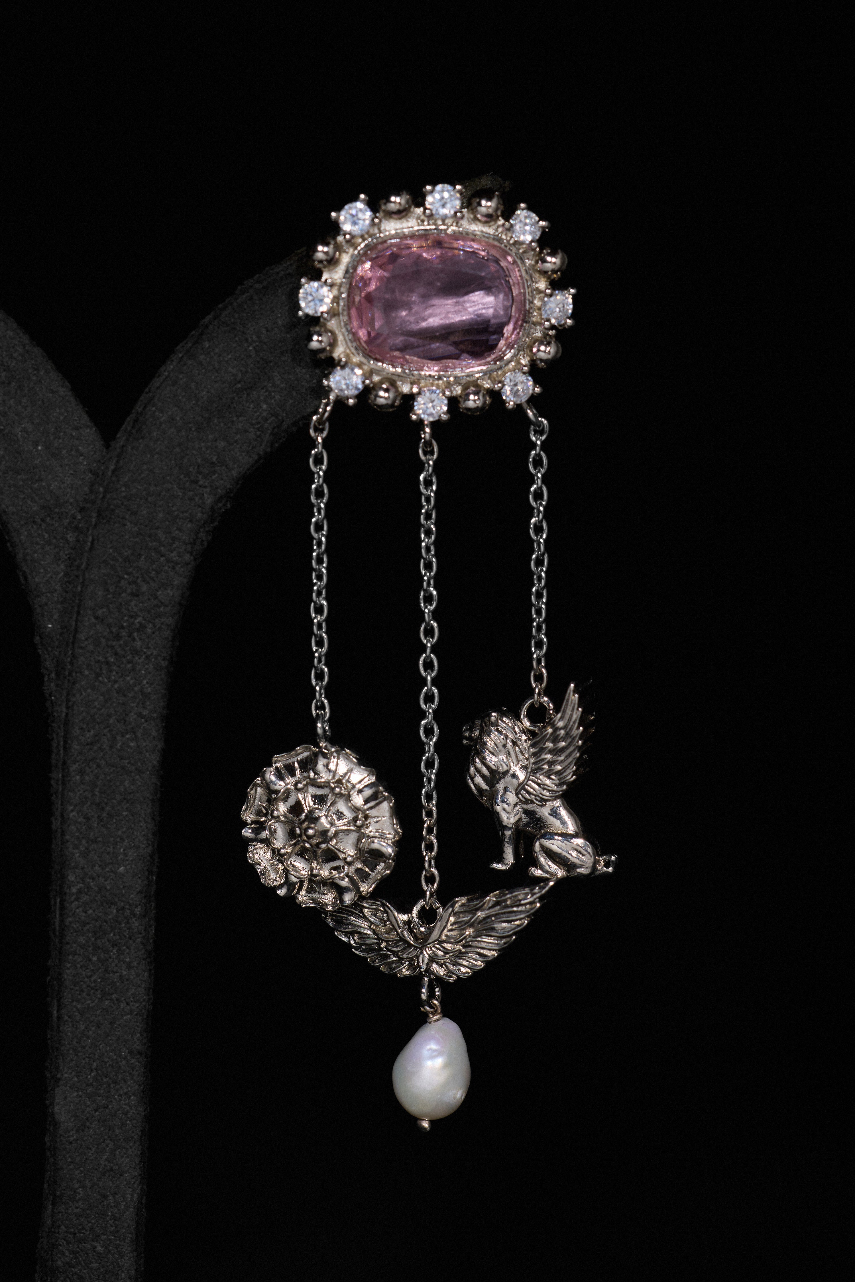 The Signature Baroque French Rose Droplets in Starlight
