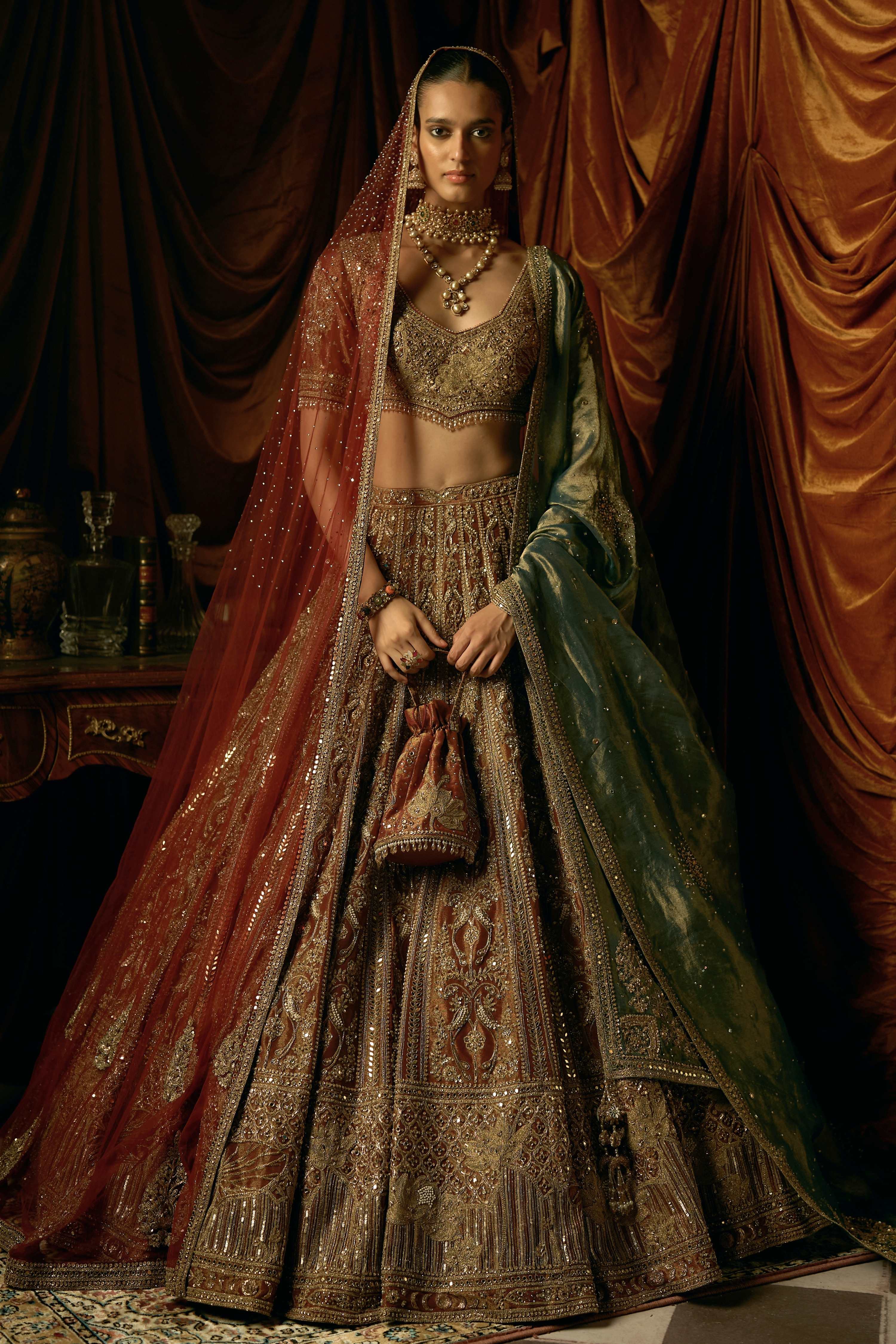 The Vintage Daarhimpriya Lehenga