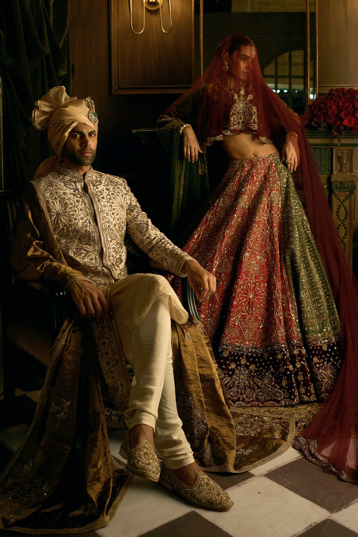 The Persian Mandala Lehenga