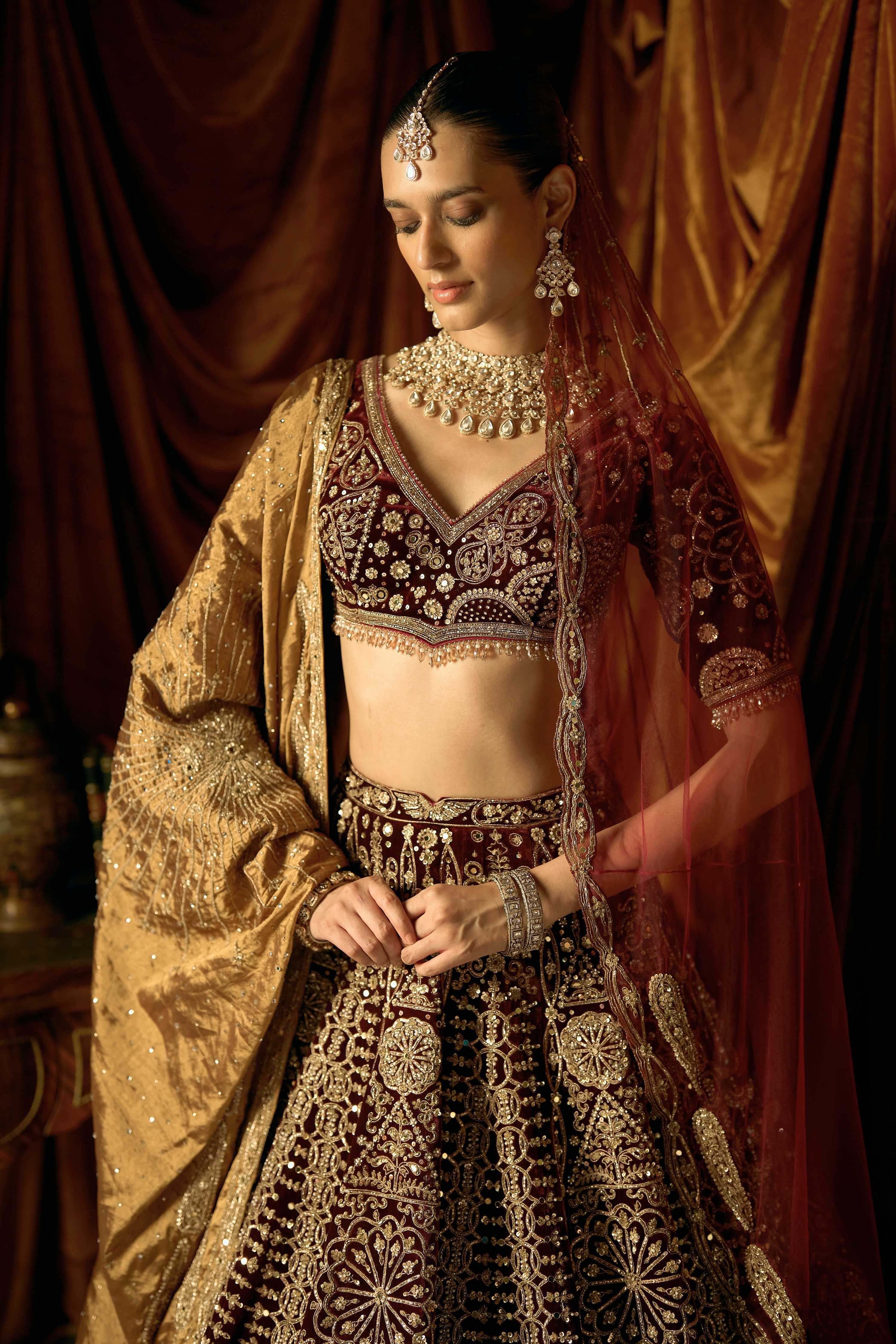 The Persian Jadao Lehenga