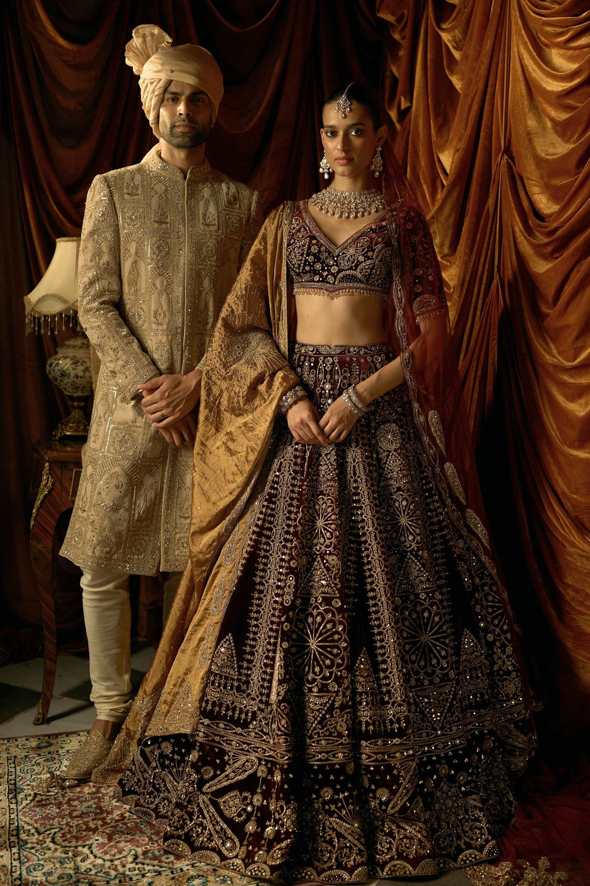 The Persian Jadao Lehenga