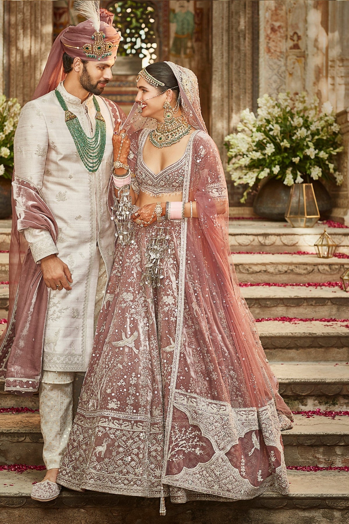 Tara Sutaria in The French Rose Tales of Masai Lehenga