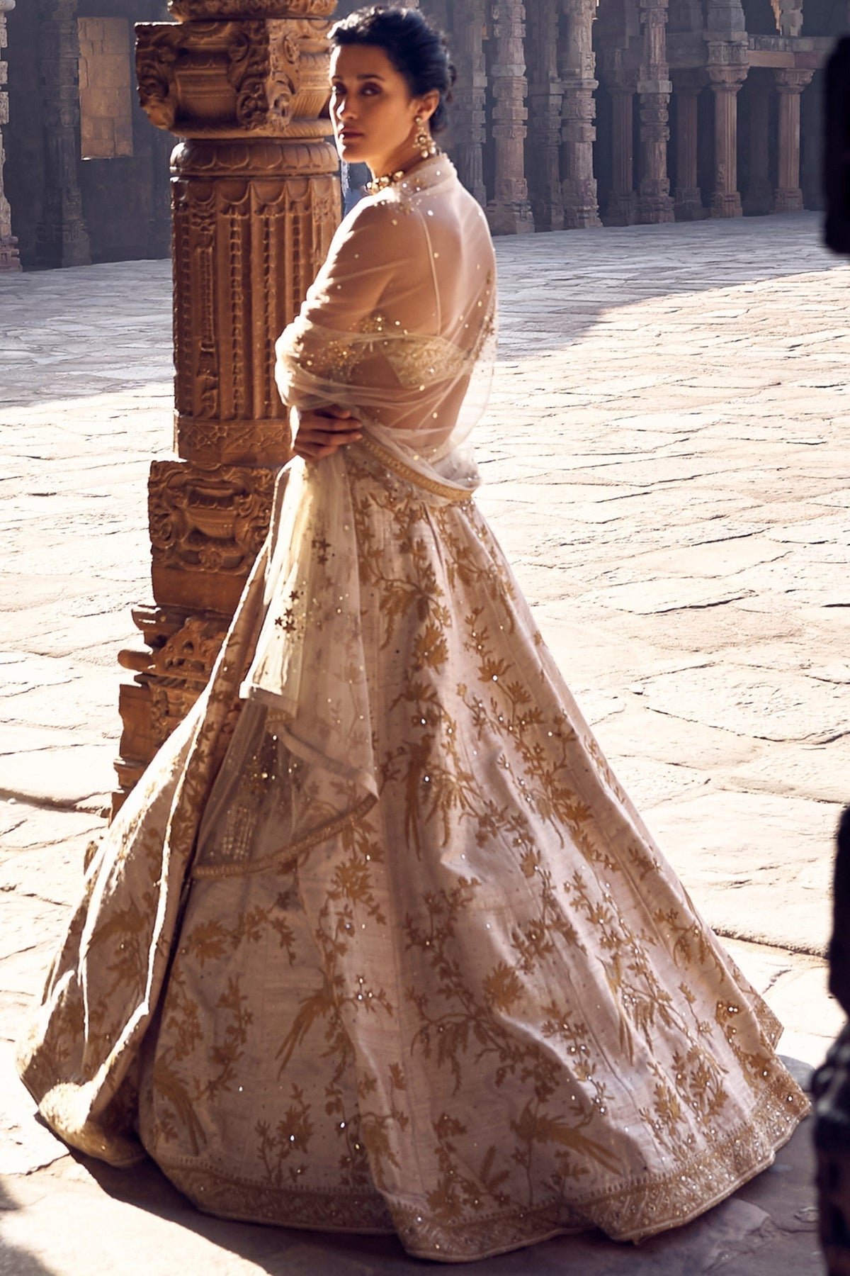 The Sona Kora Mini Corset Lehenga set