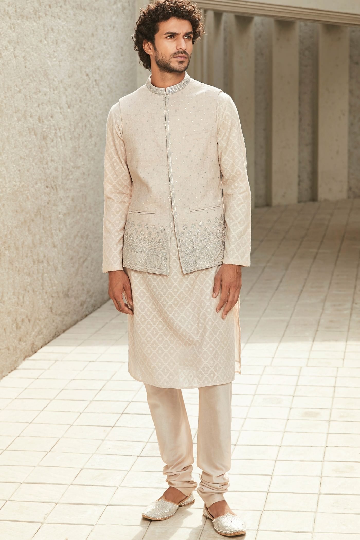 The Mod Minimal Jodhpuri Jacket Set