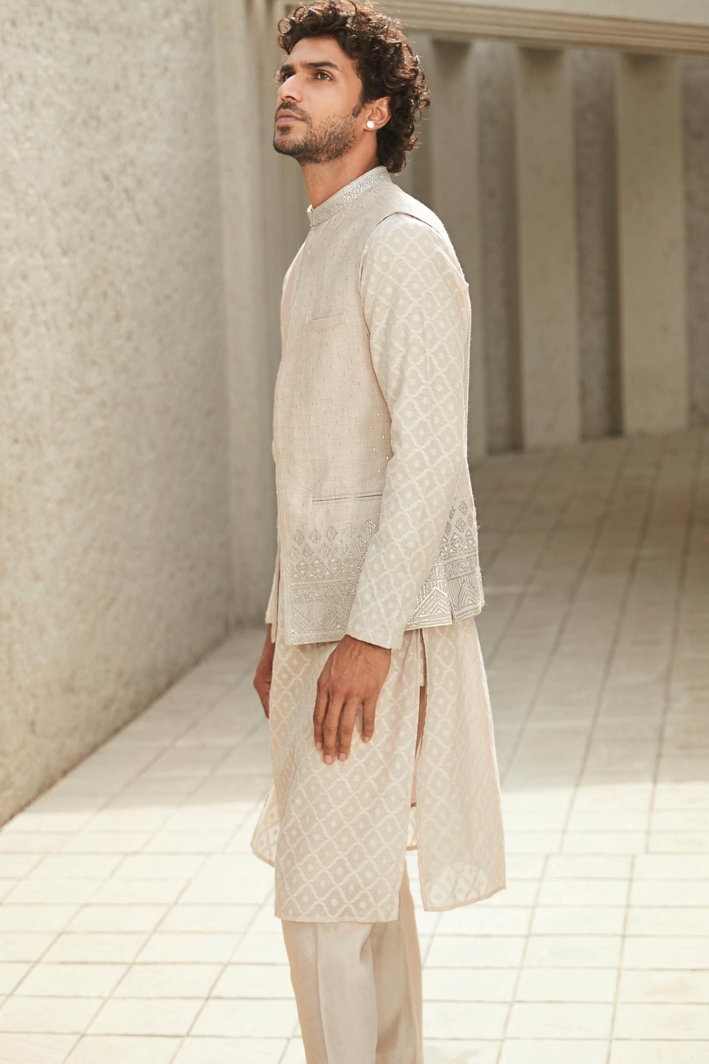 The Mod Minimal Jodhpuri Jacket Set