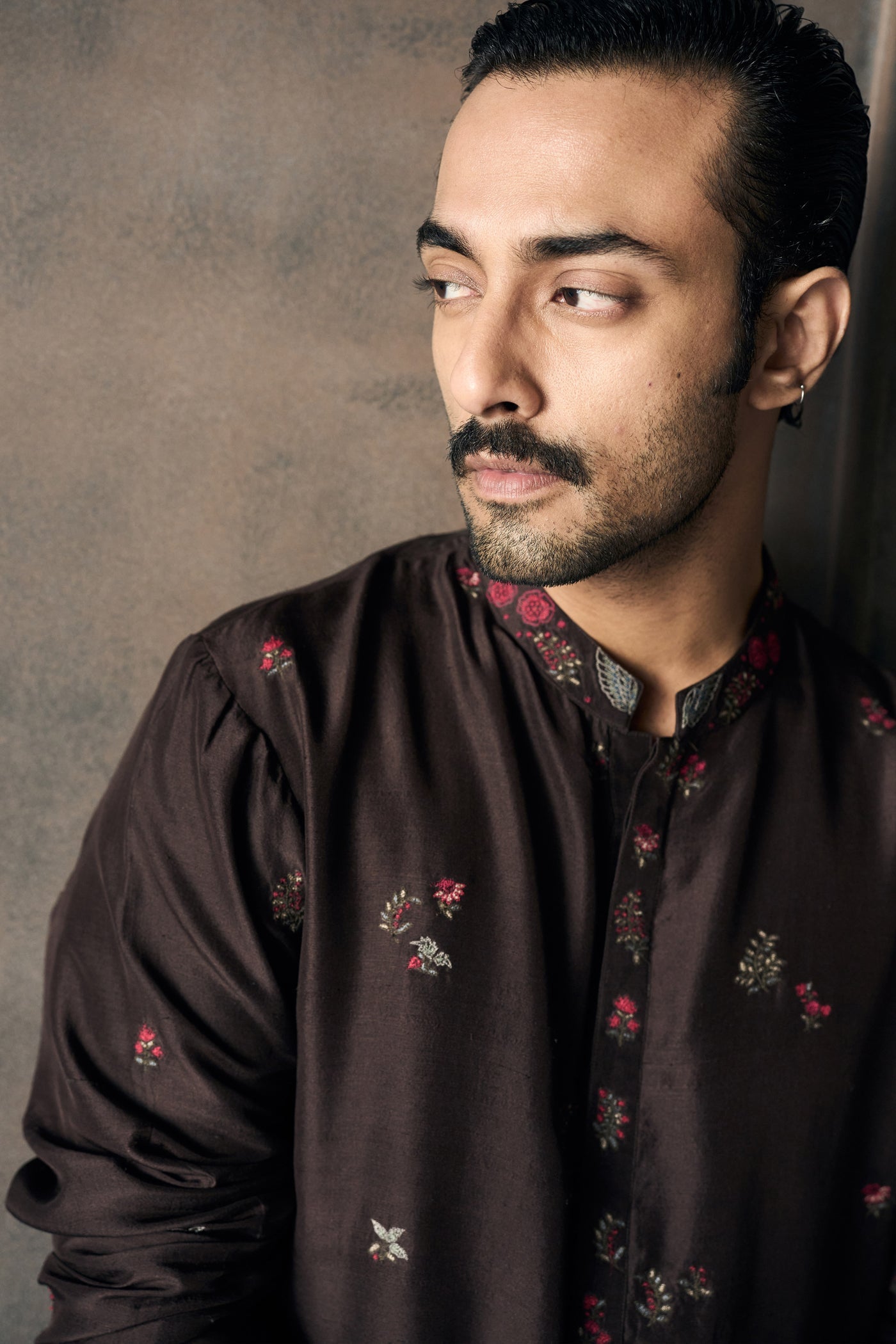 The Bikhra Phoolbagh Brown Kurta Set