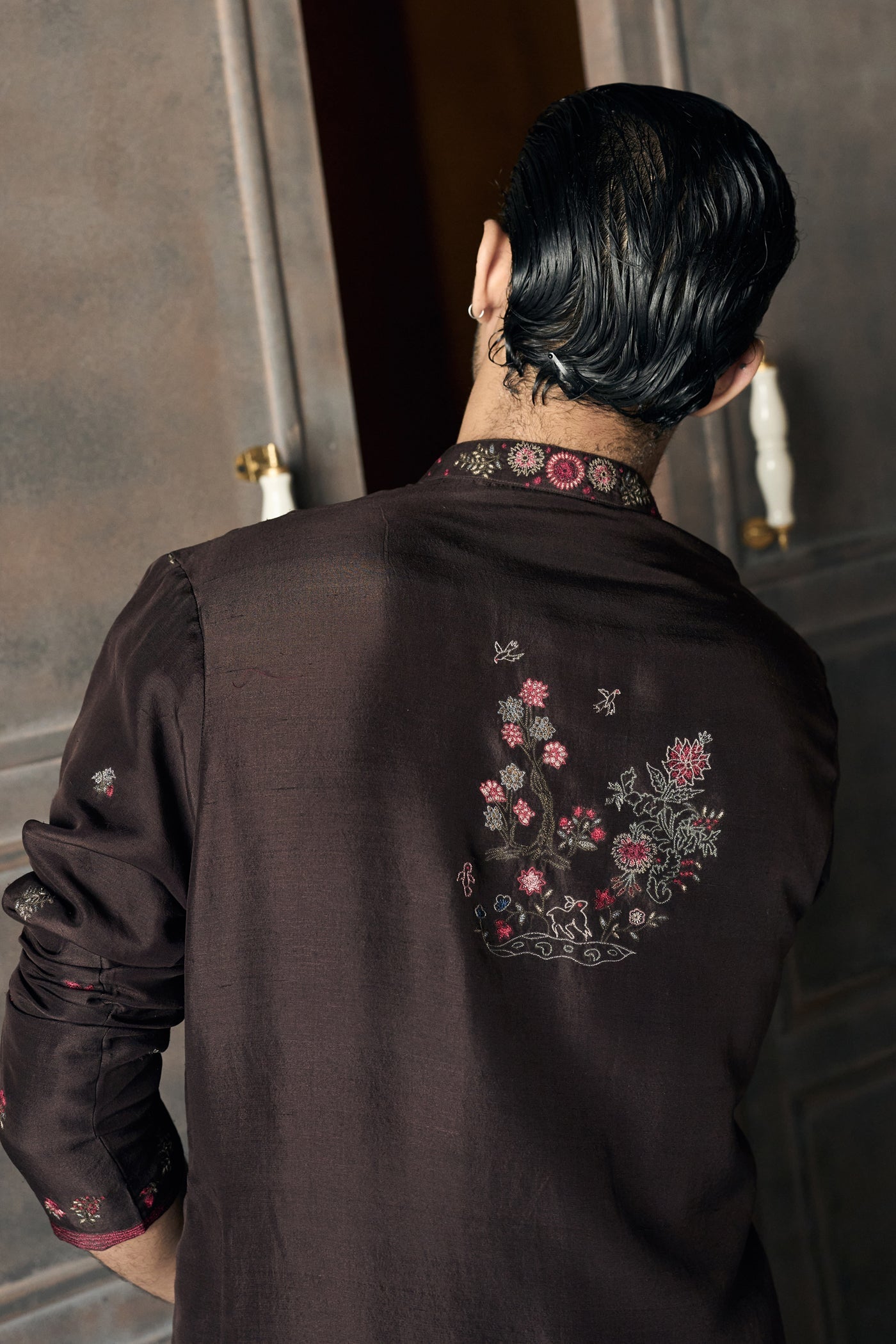 The Bikhra Phoolbagh Brown Kurta Set