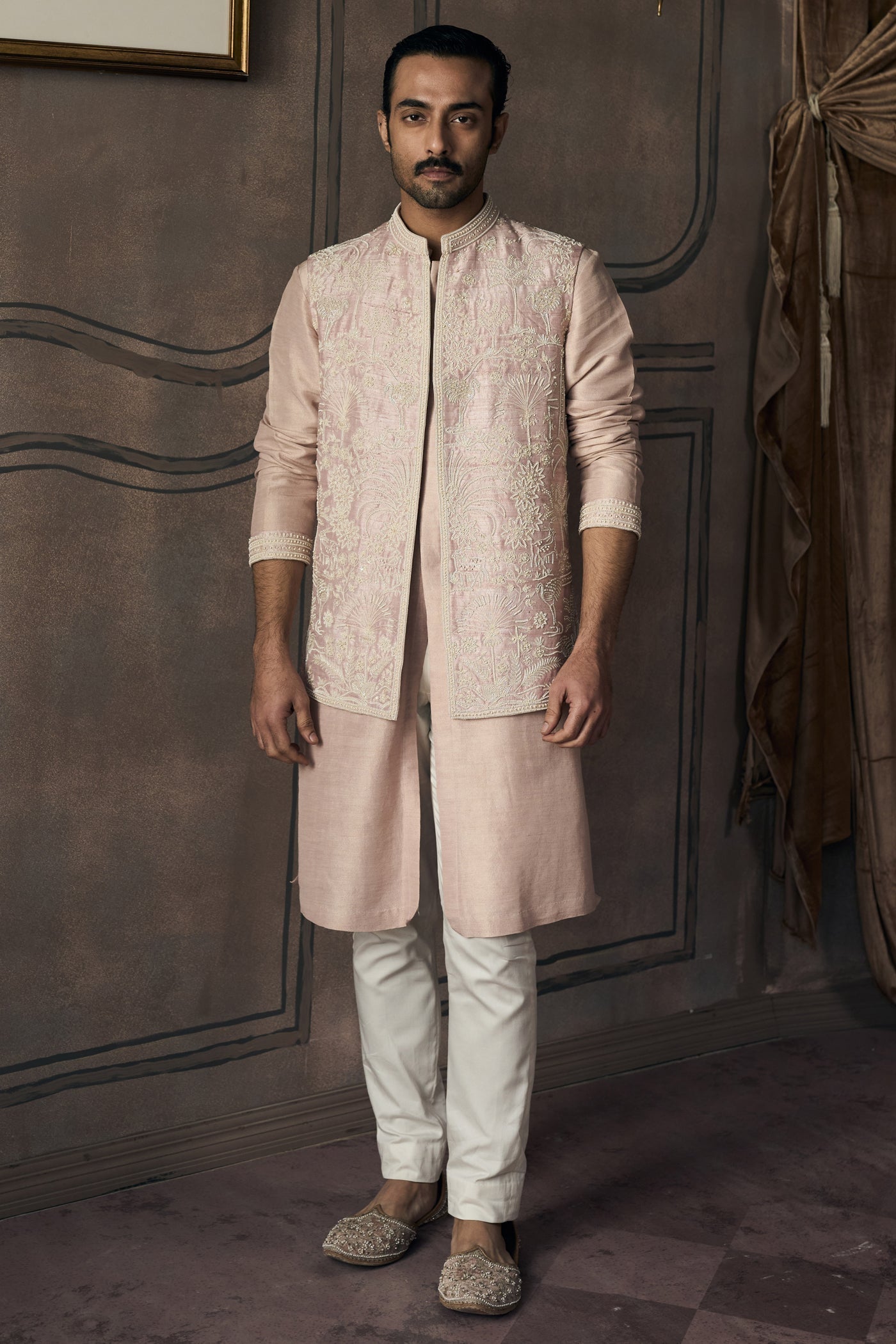 The La Creme' Masai Aged Peach Bandi Set