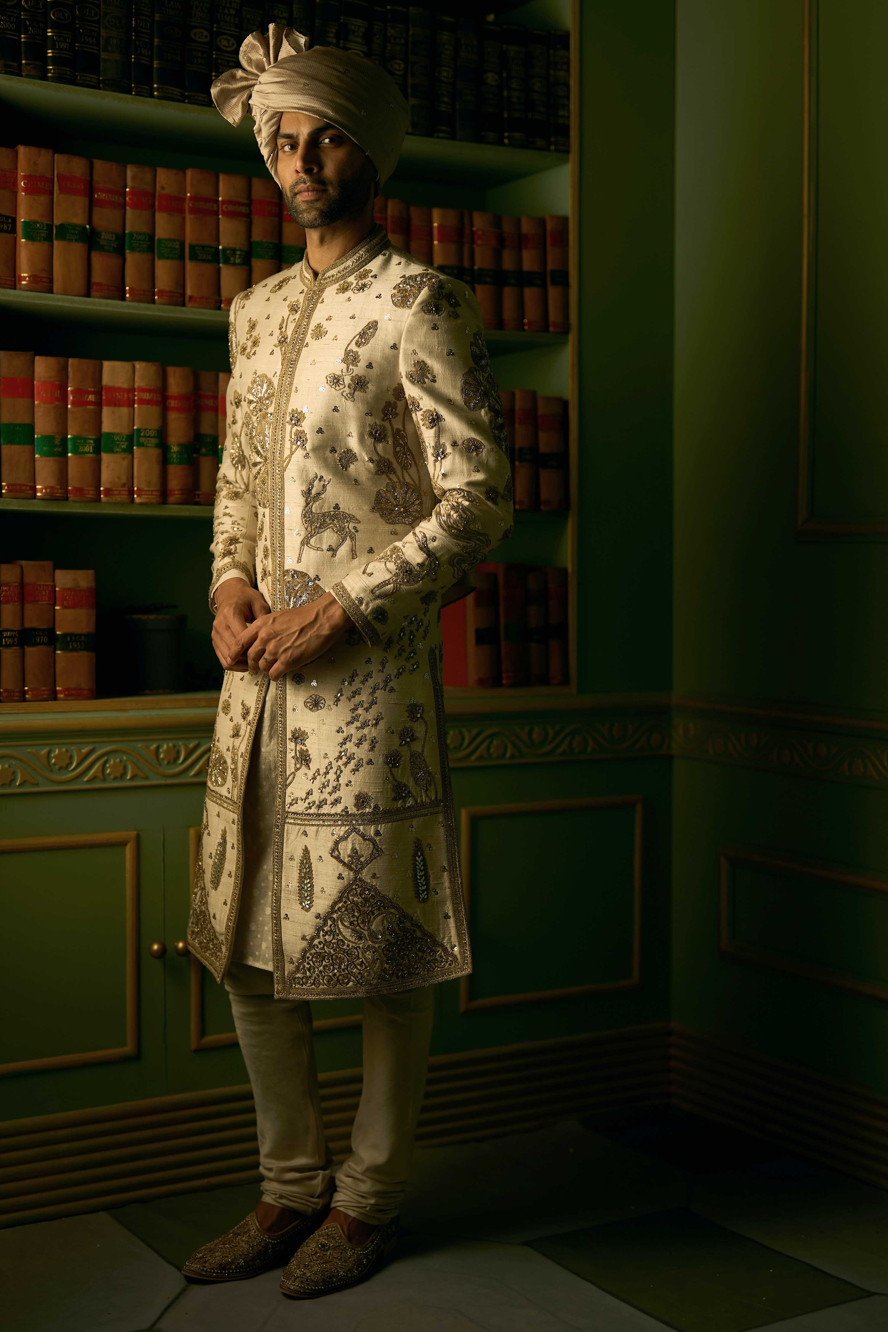 The Wild Lotuspond Sherwani