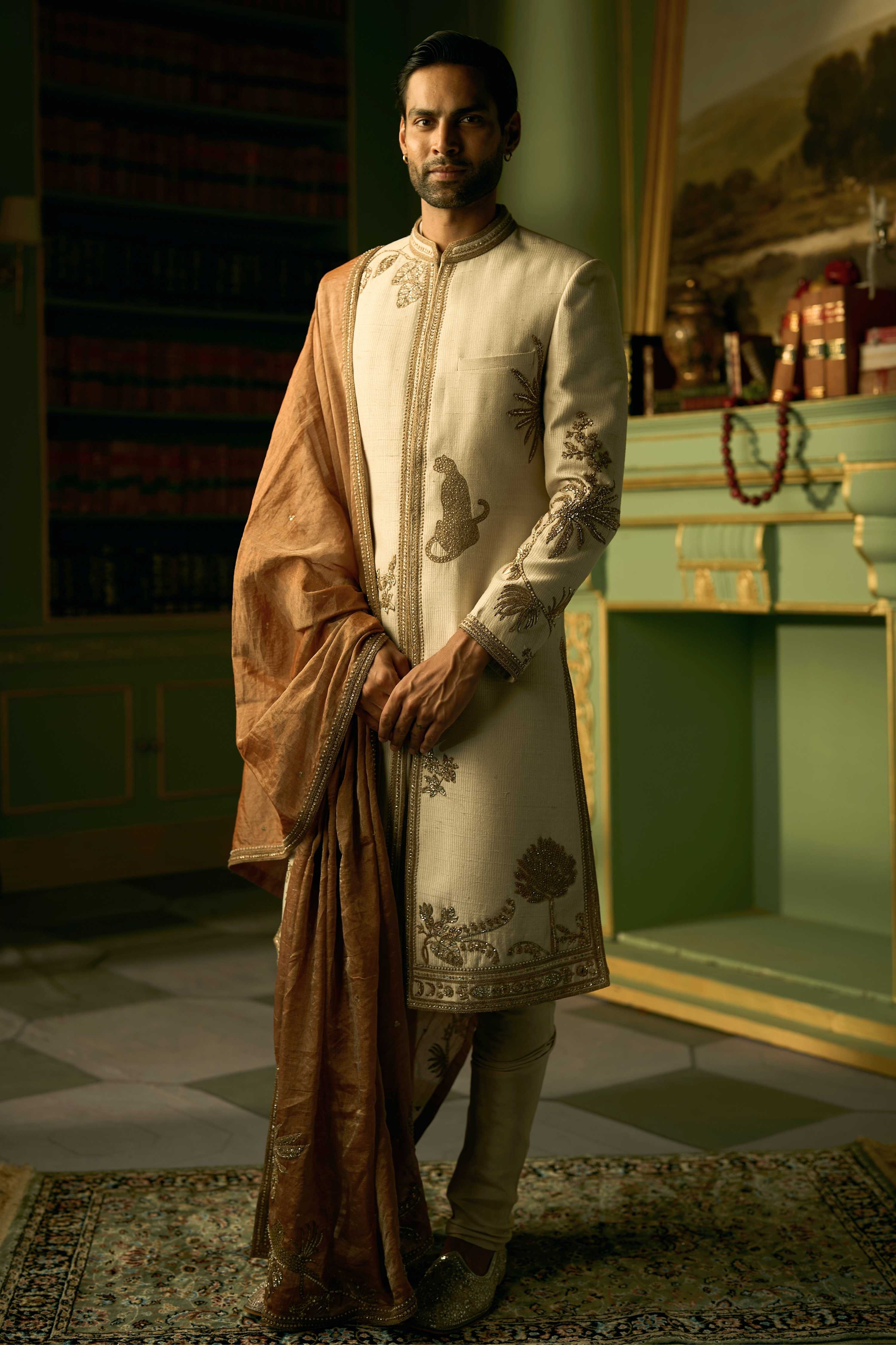 The Savannah Storyteller Sherwani