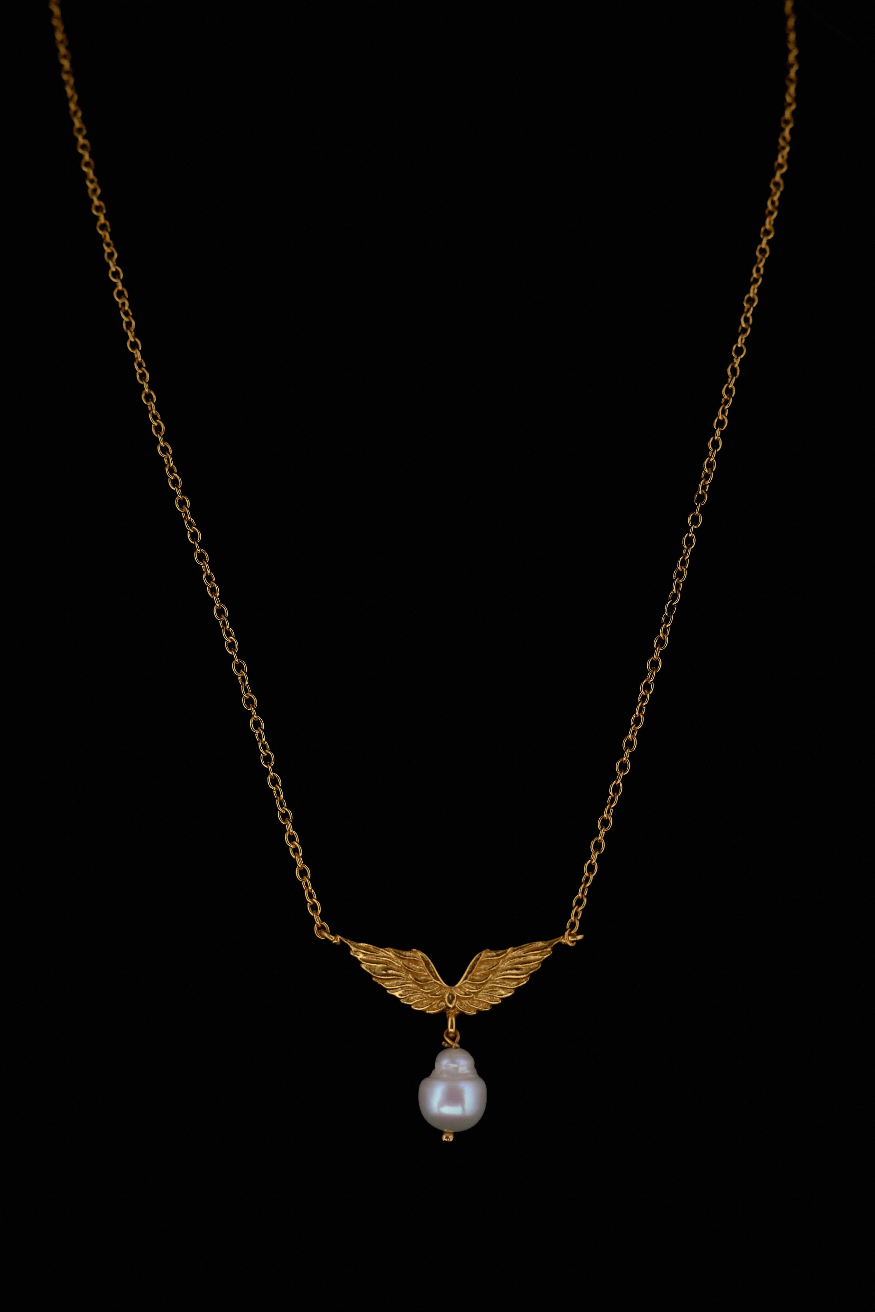 The Matsya Signature Sea Droplet Pendant in Gold