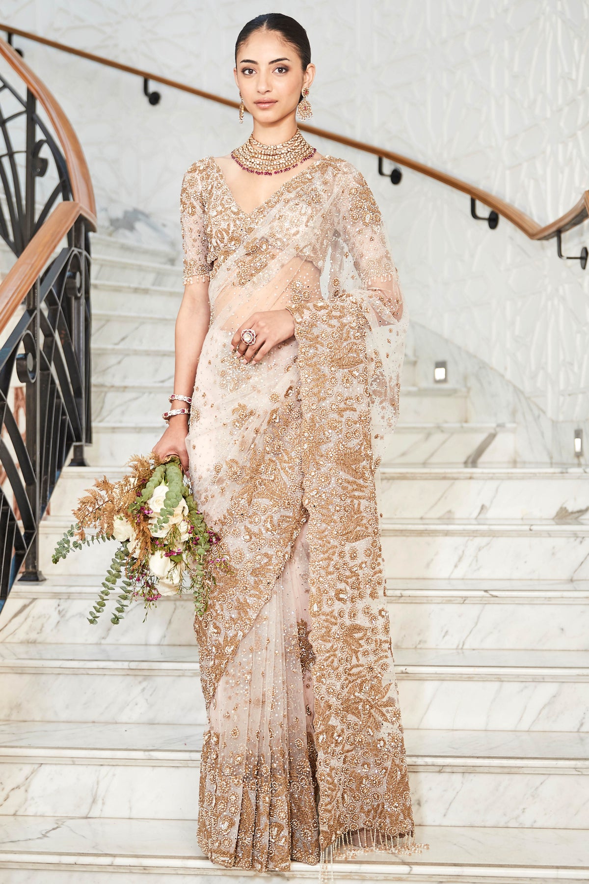The Vintage Nizami Tulle Saree