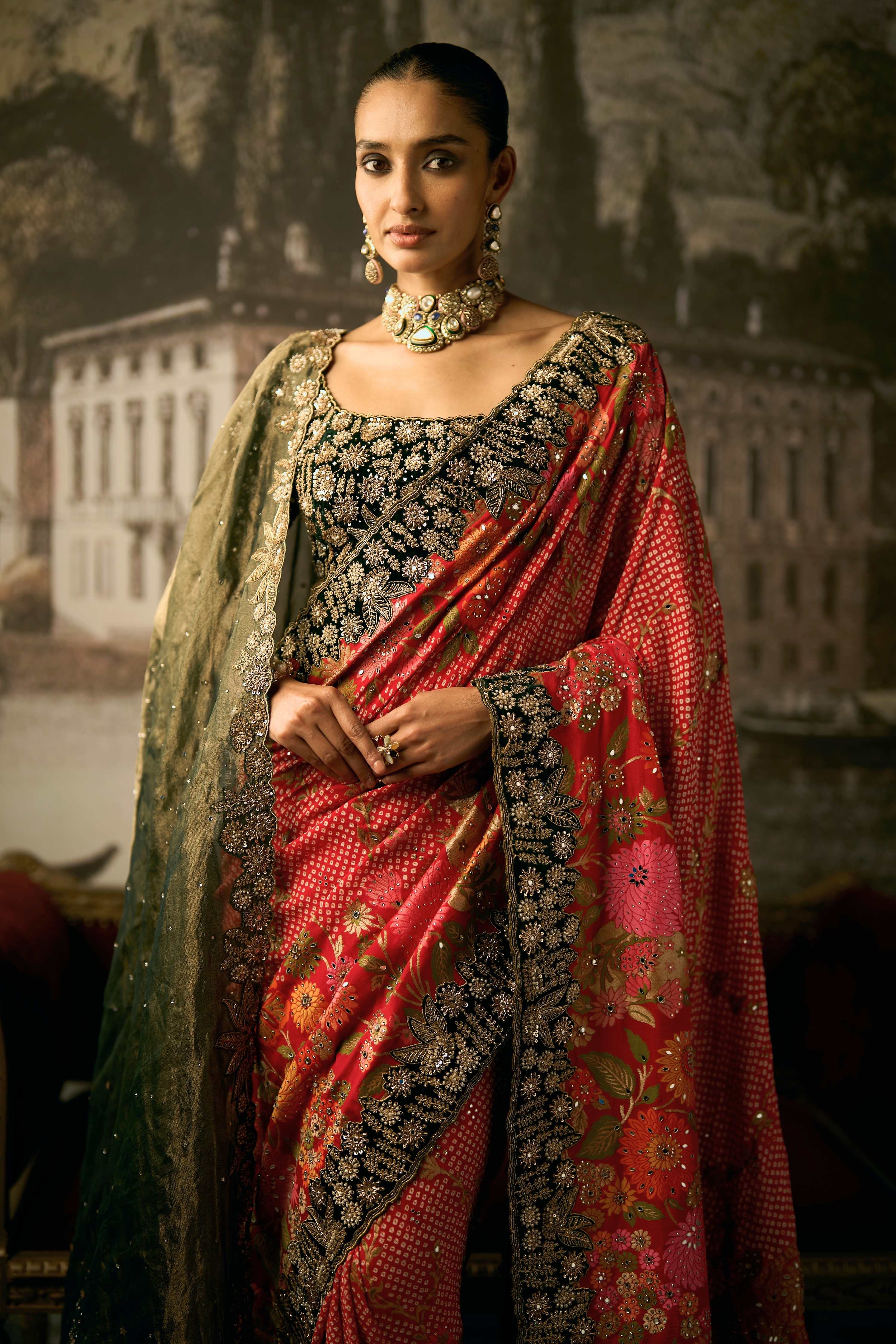The Vintage Mograbagh Kutch Tribute Saree