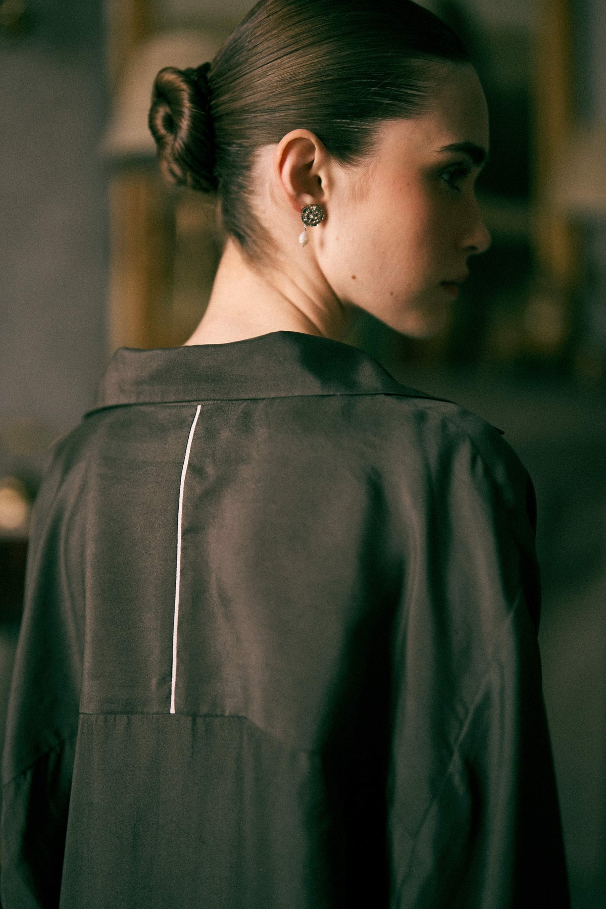 The Lisbon Oversize Silk Shirt