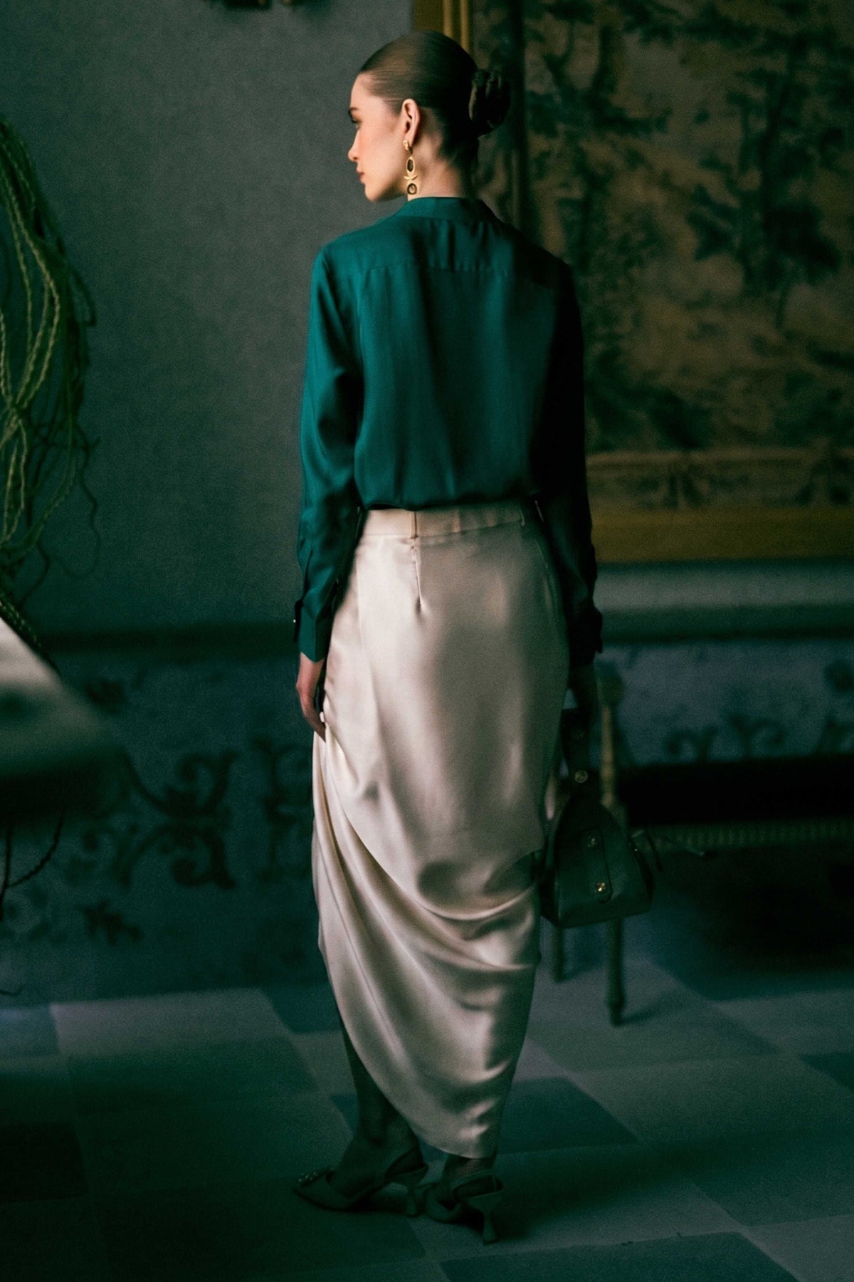 The Venetian Winged Drape Skirt