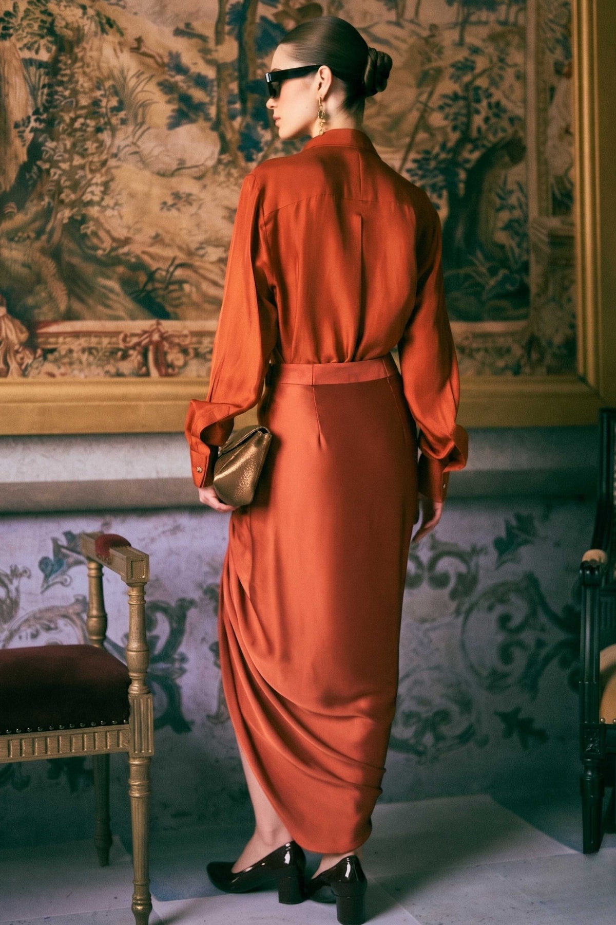 The Venetian Winged Drape Skirt
