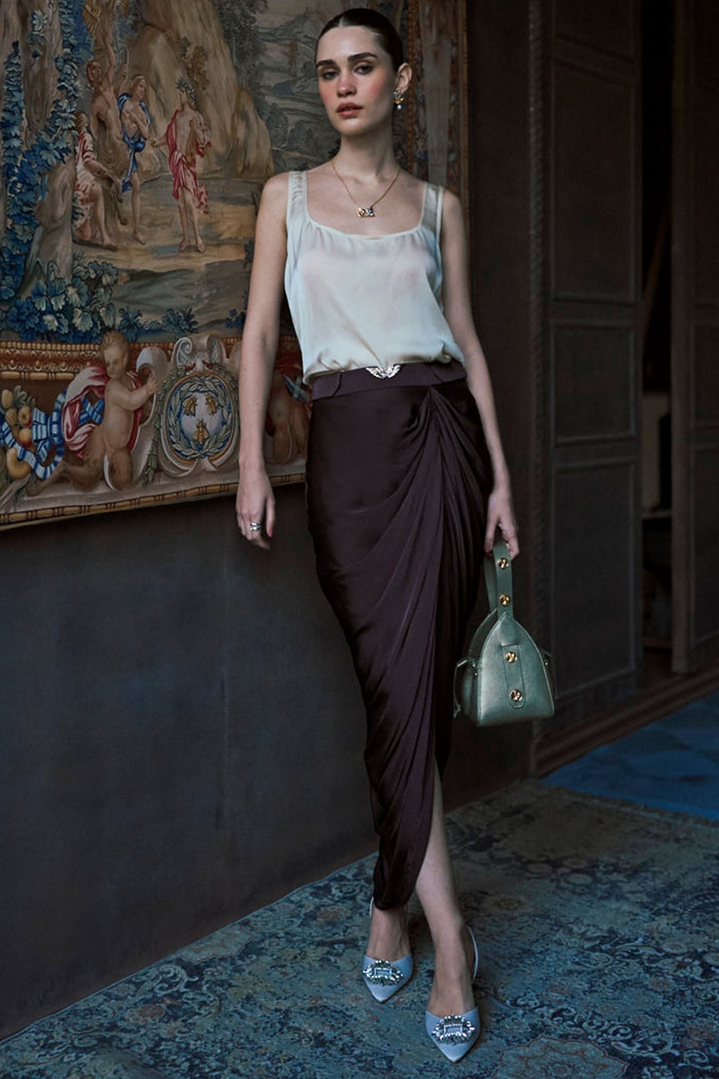 The Venetian Winged Drape Skirt
