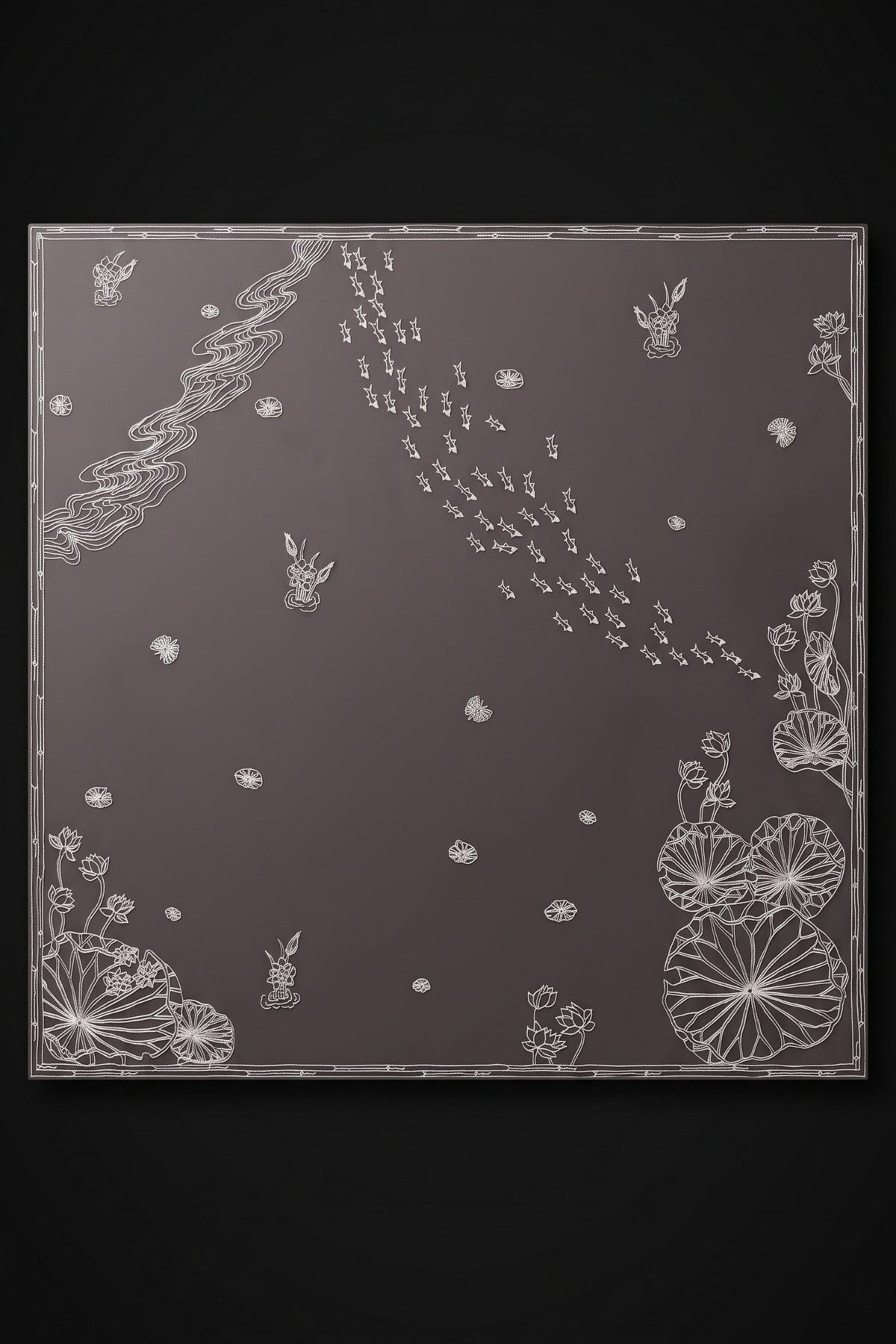 The Humble Aquamarine Scarf