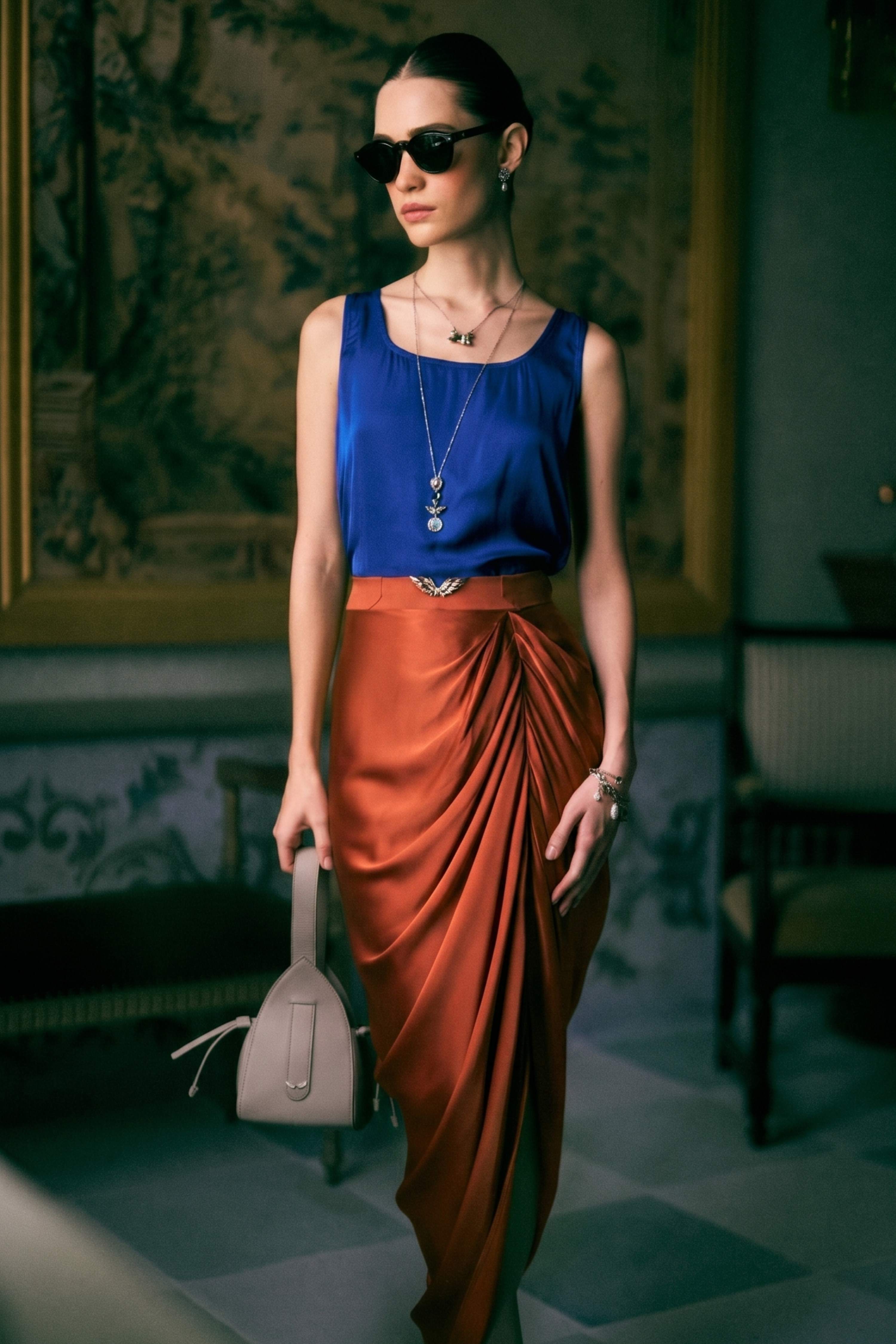 The Trinity Satin Top