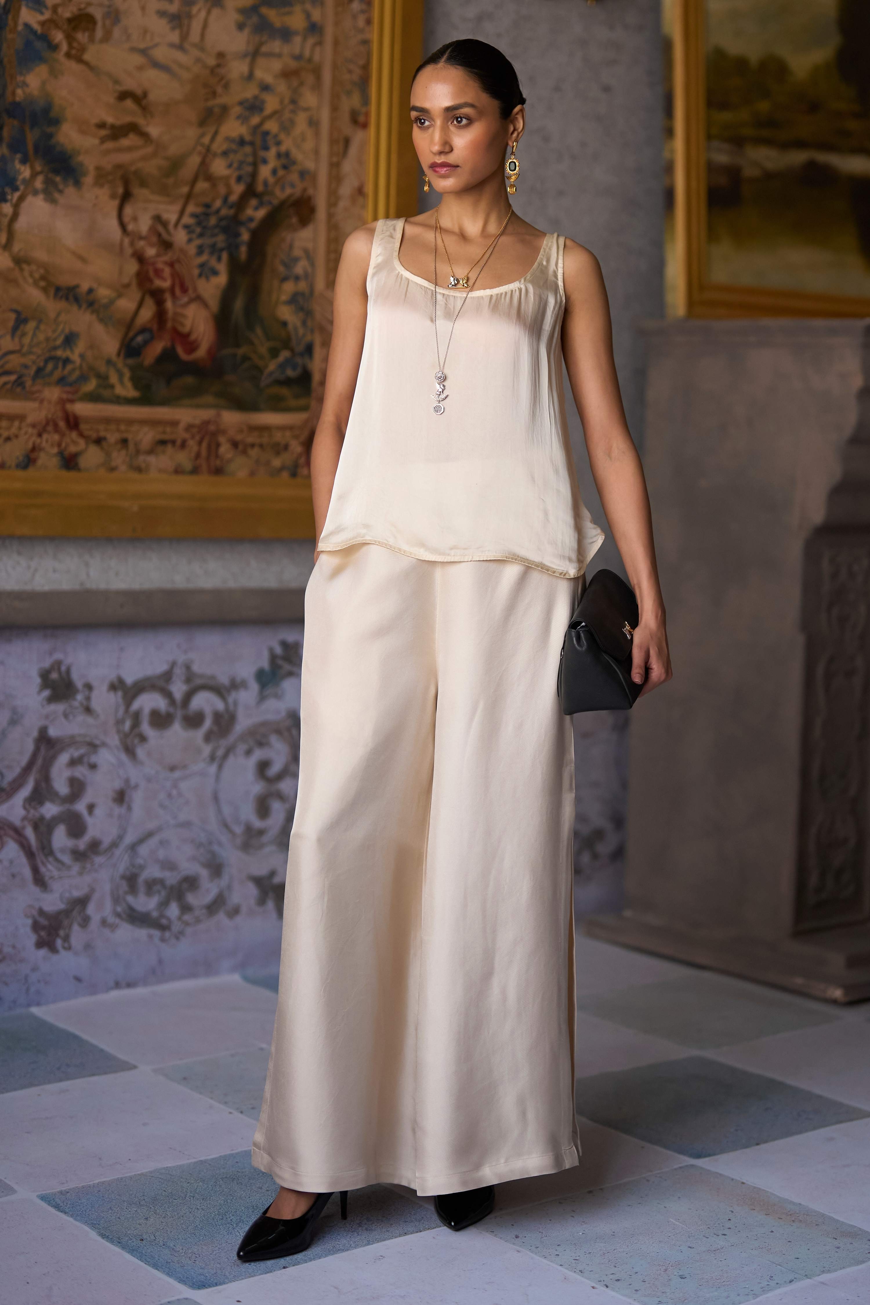The Trinity Satin Top